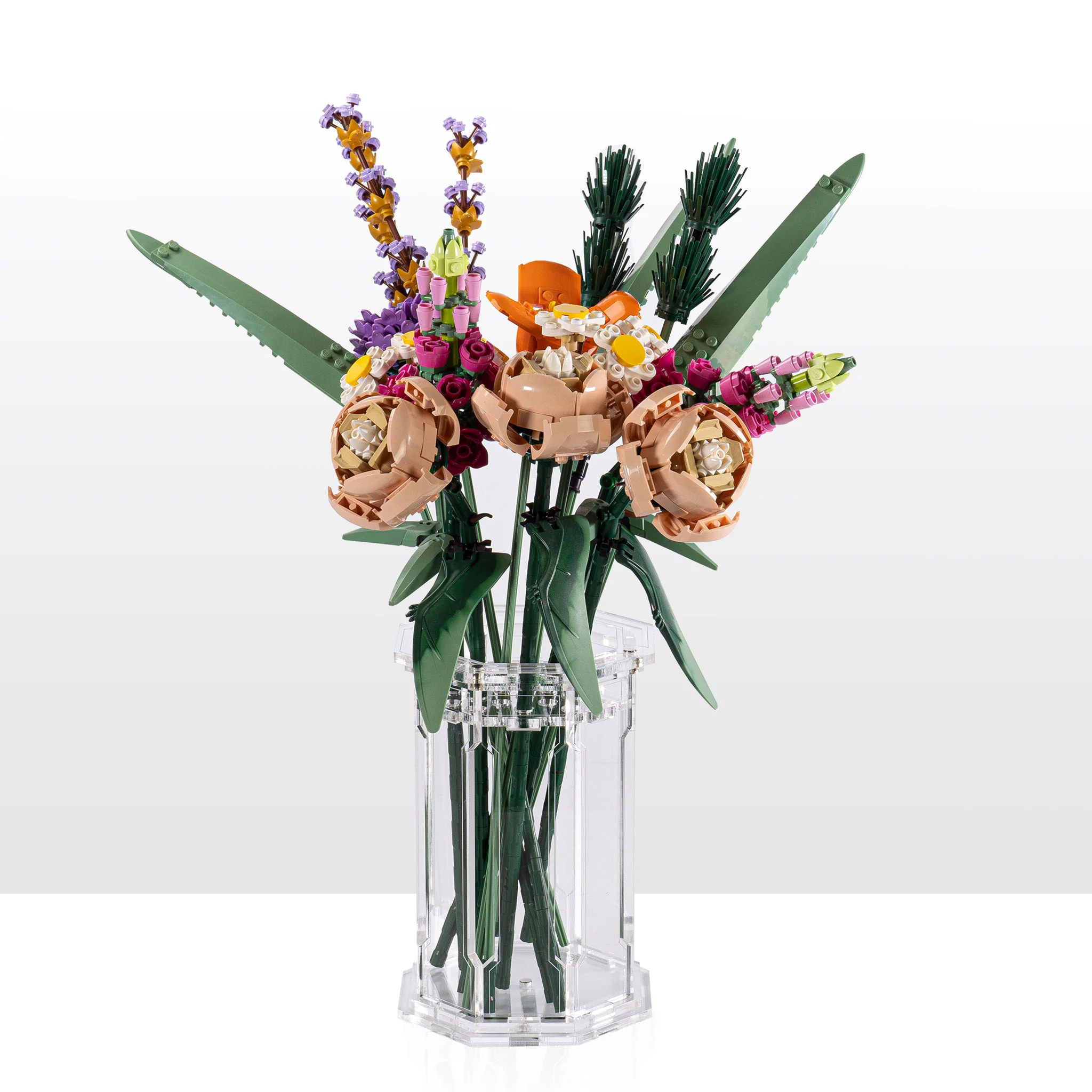 Large Display Vase for LEGO® Flowers - Clear - Image 7