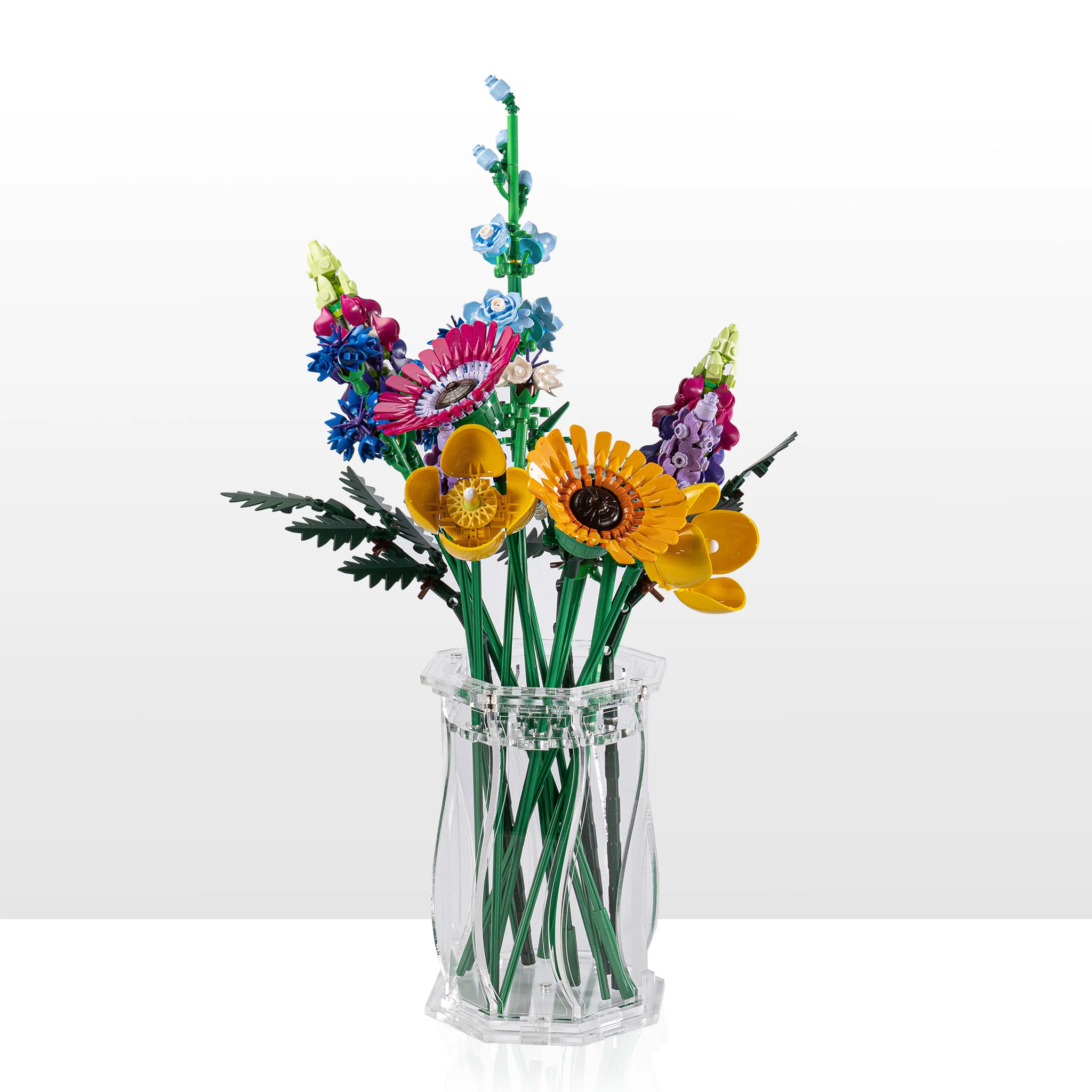 Large Display Vase for LEGO® Flowers - Clear - Image 9