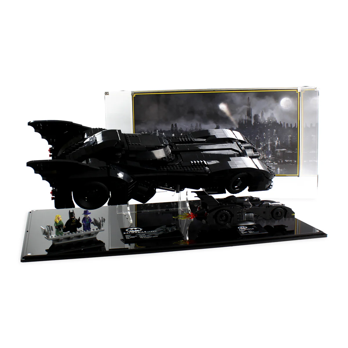 Dual Display Case for LEGO® DC: Batmobile (76139) and Batmobile (40433) - Image 7