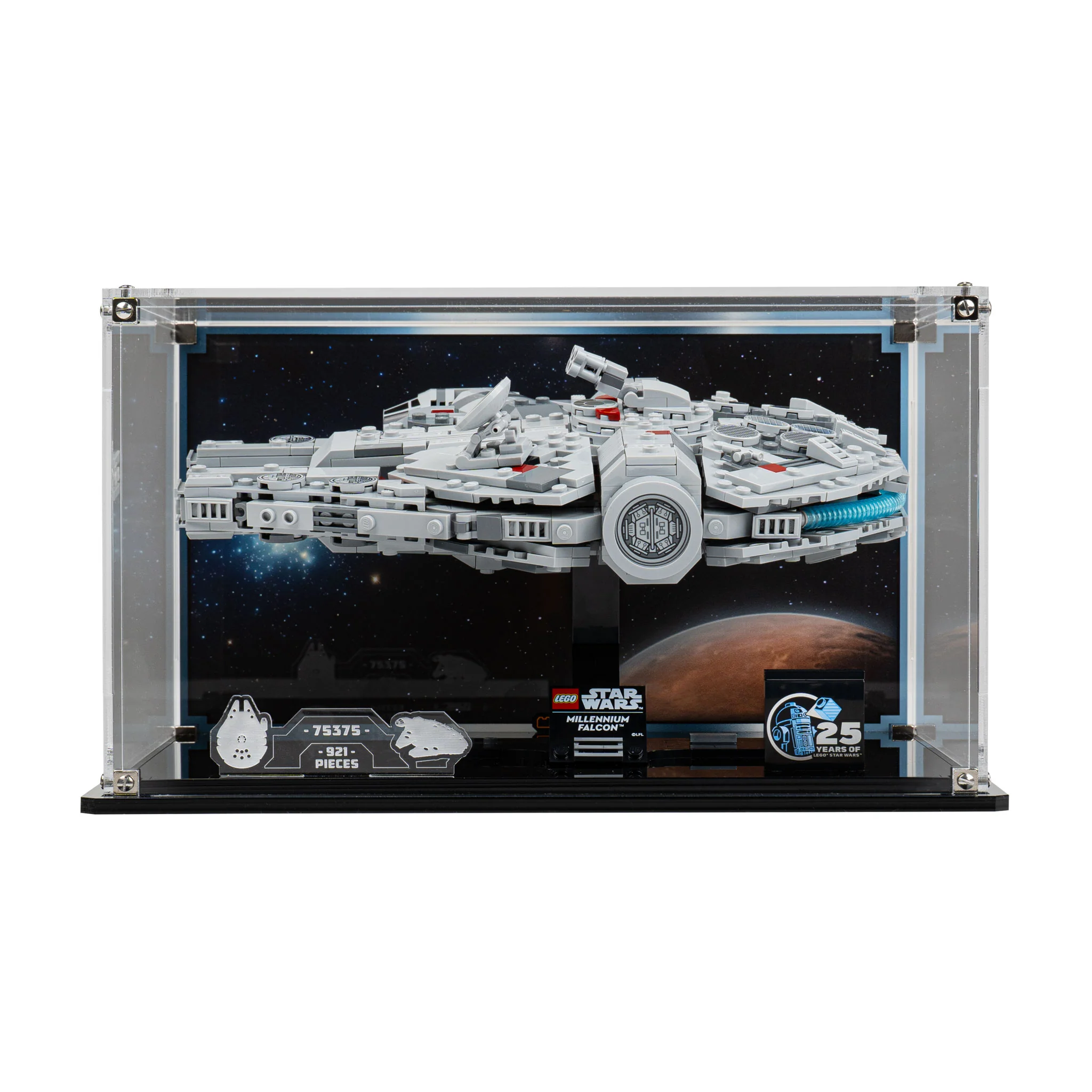Horizontal & Angled Display Cases for LEGO® Star Wars™ Midi Scale Millennium Falcon™ (75375) - Image 12