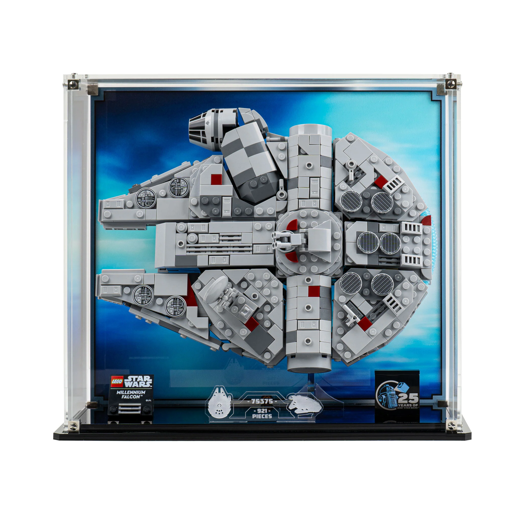 Horizontal & Angled Display Cases for LEGO® Star Wars™ Midi Scale Millennium Falcon™ (75375) - Image 2