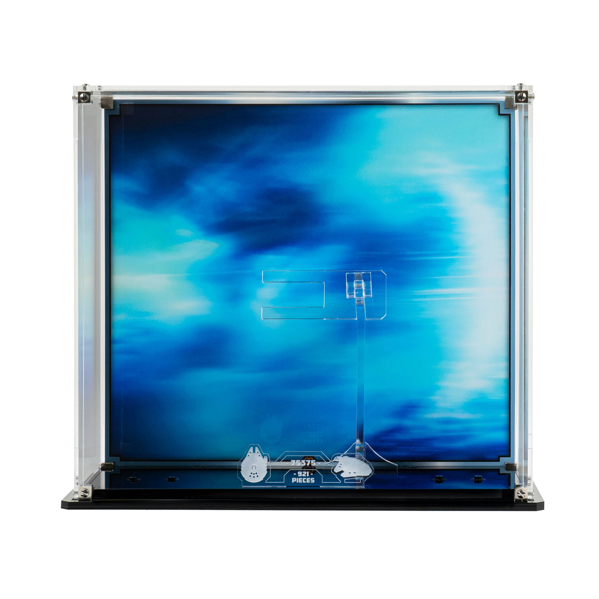 Horizontal & Angled Display Cases for LEGO® Star Wars™ Midi Scale Millennium Falcon™ (75375) - Image 3