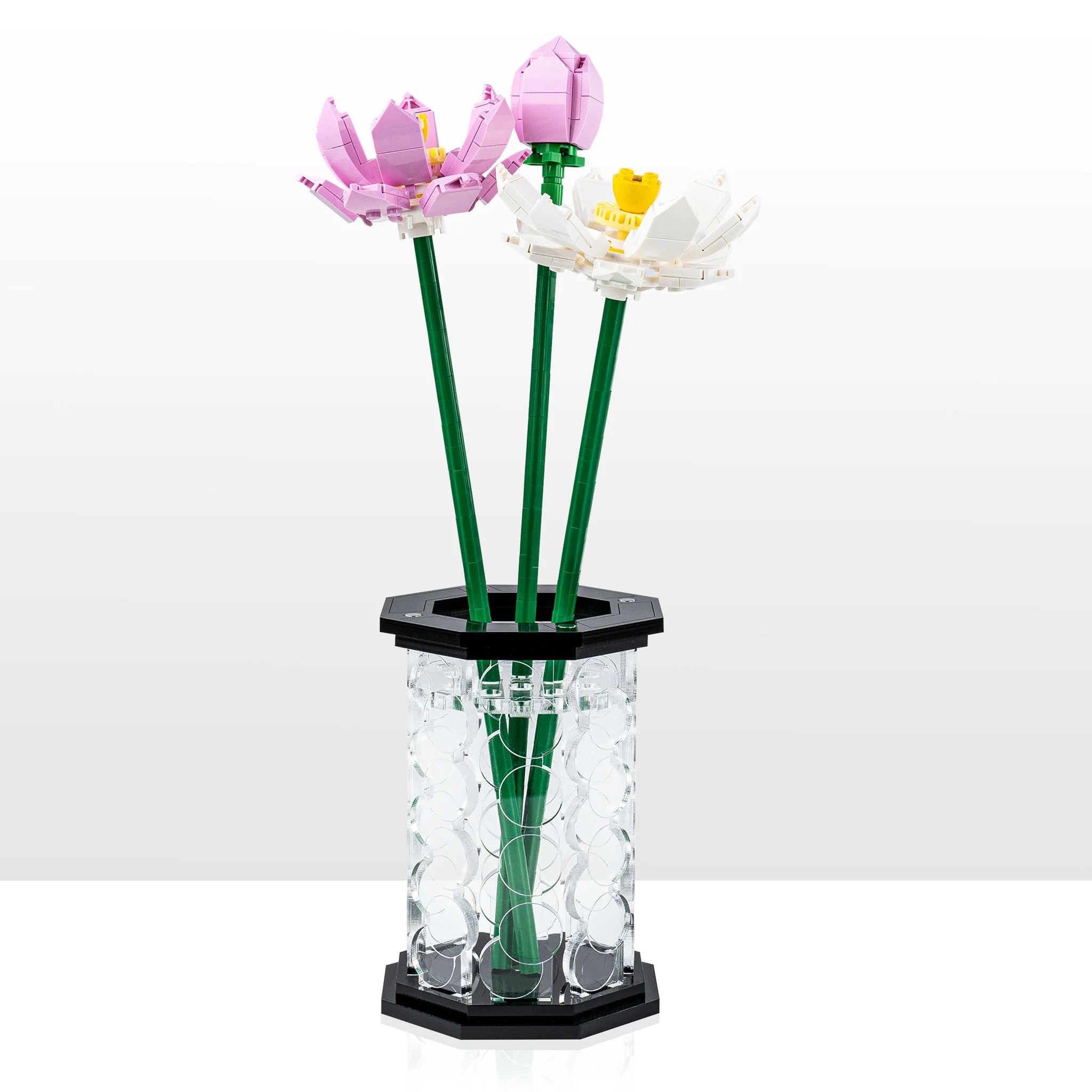 Large Display Vase for LEGO® Flowers - Black - Image 7