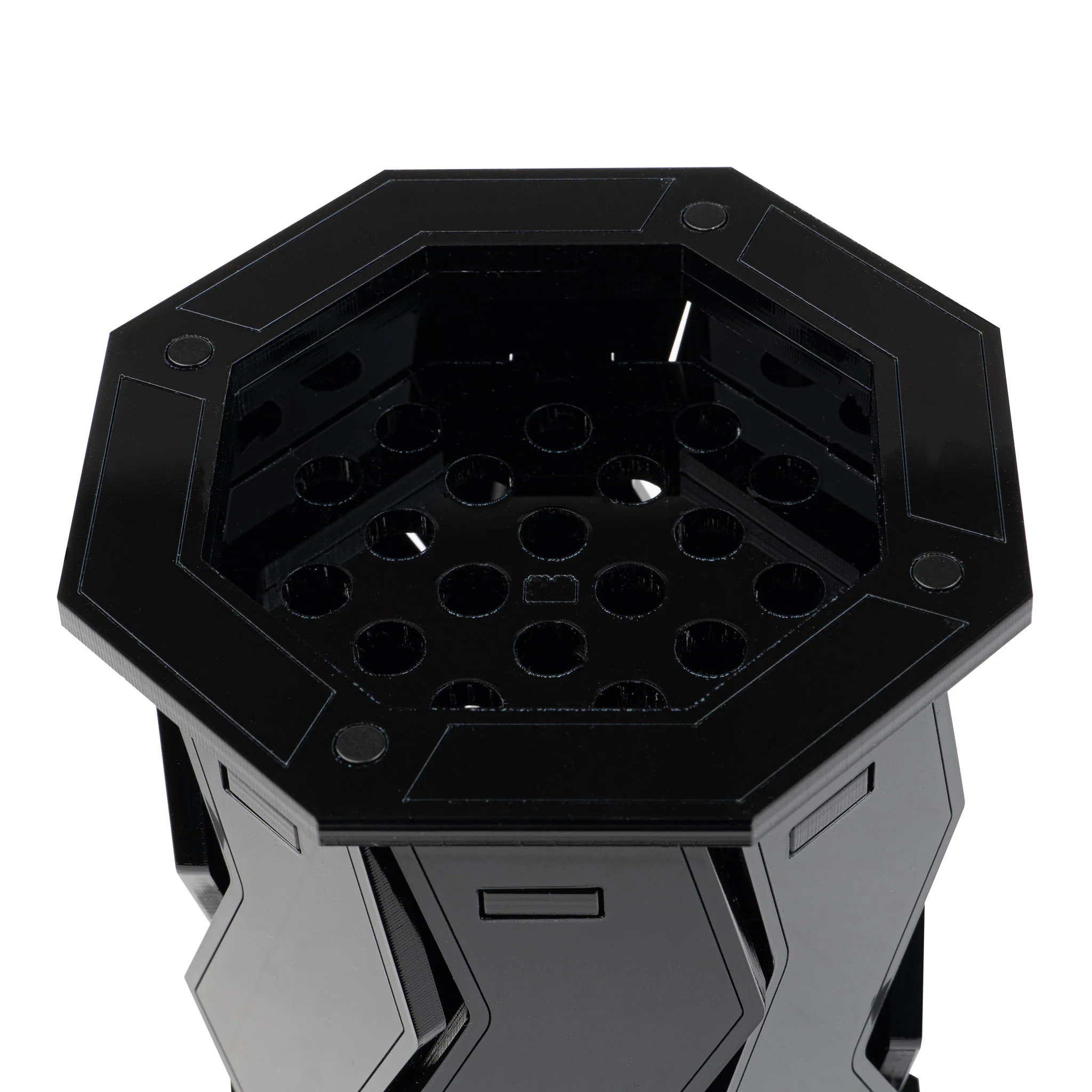 Large Black Display Vase for LEGO® Flowers - Image 8