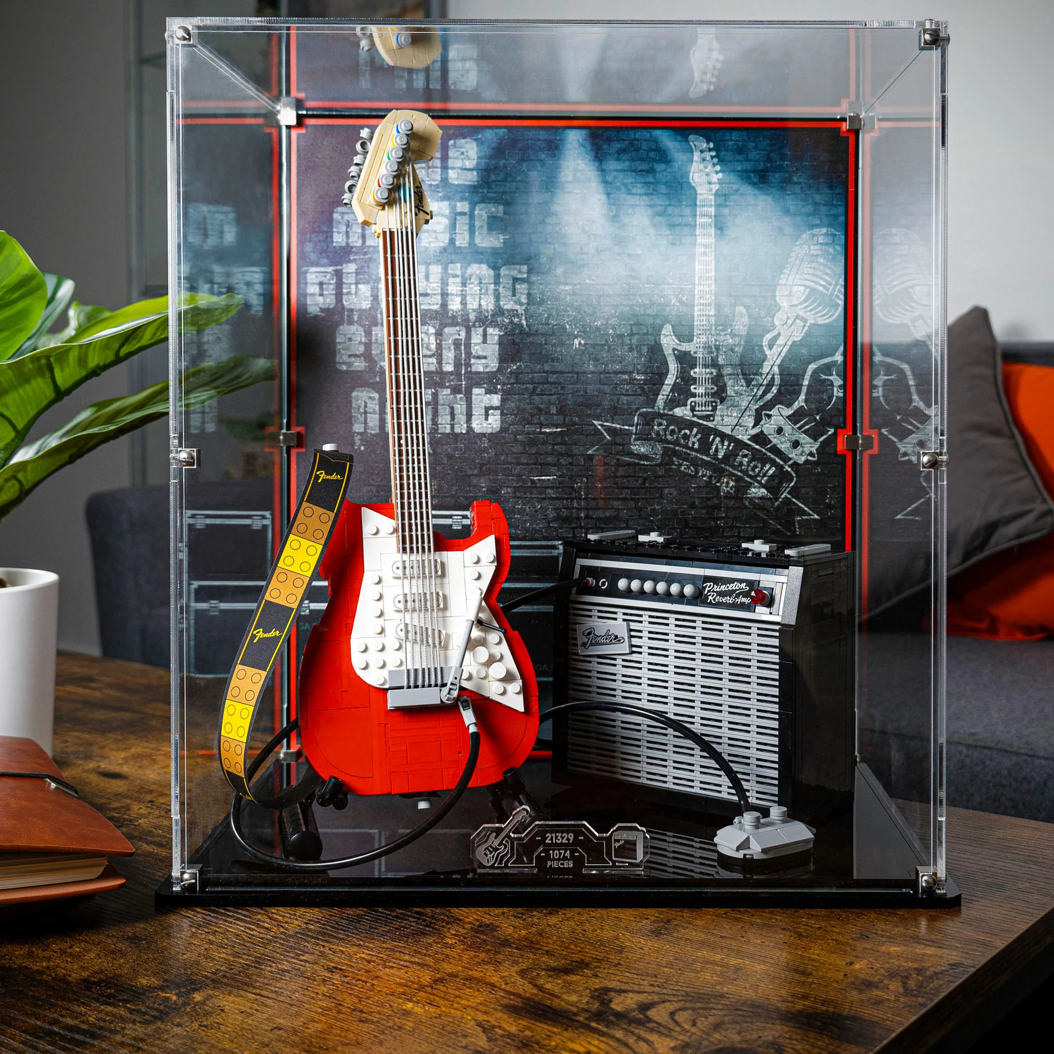 Display Case for LEGO® Ideas Fender® Stratocaster™ (21329) - Image 3