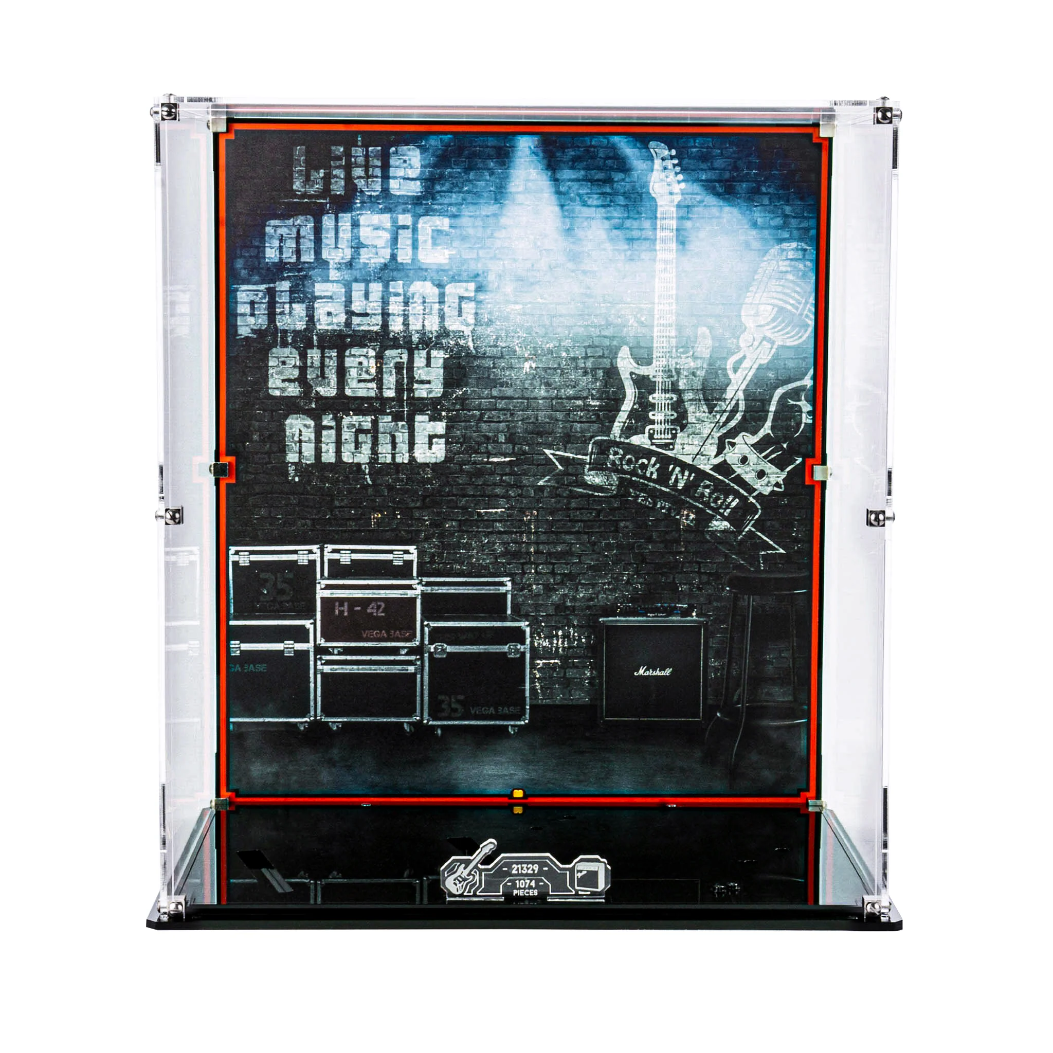 Display Case for LEGO® Ideas Fender® Stratocaster™ (21329) - Image 4