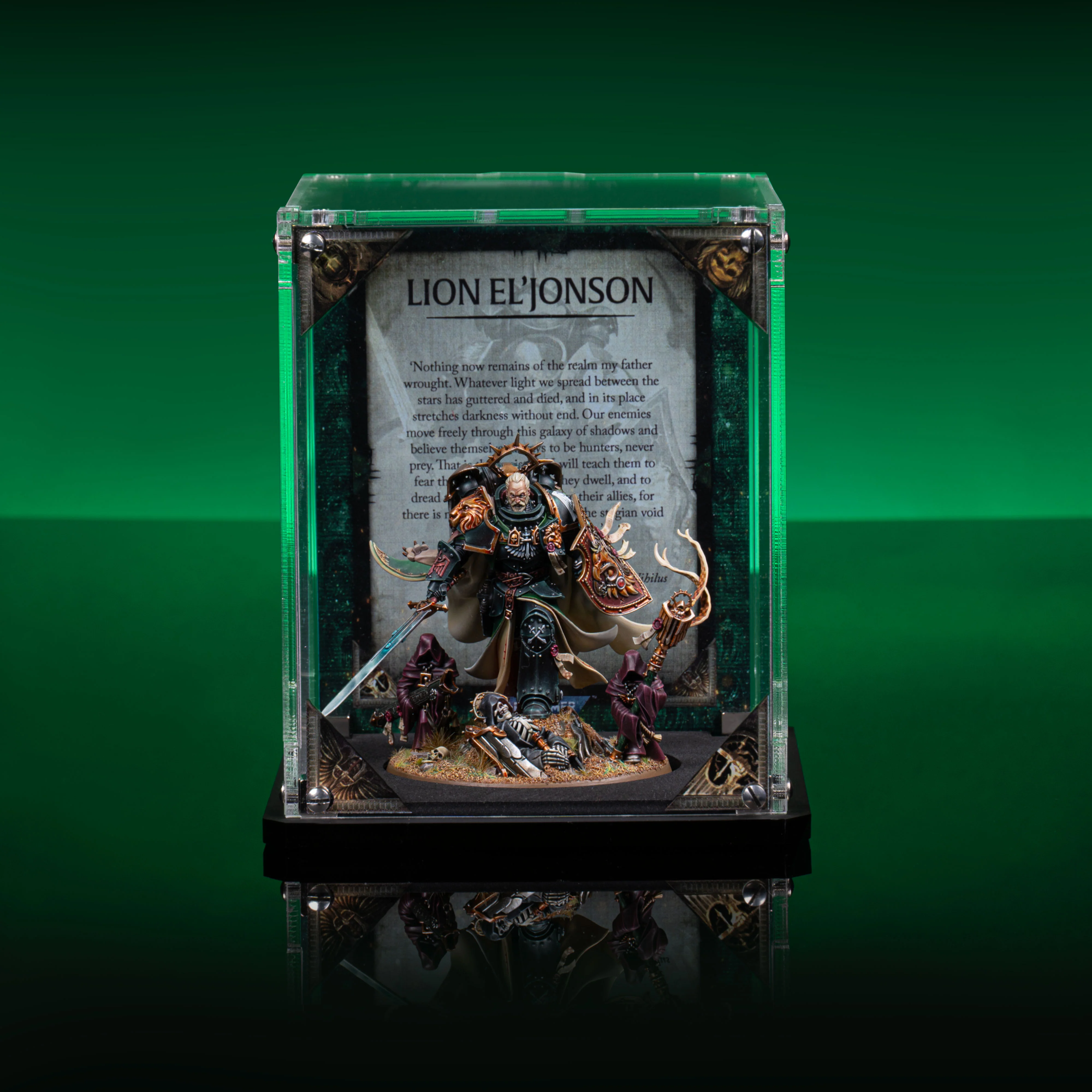 Limited Edition Display Case for Warhammer® 40,000 Dark Angels Lion El’Jonson - Image 11