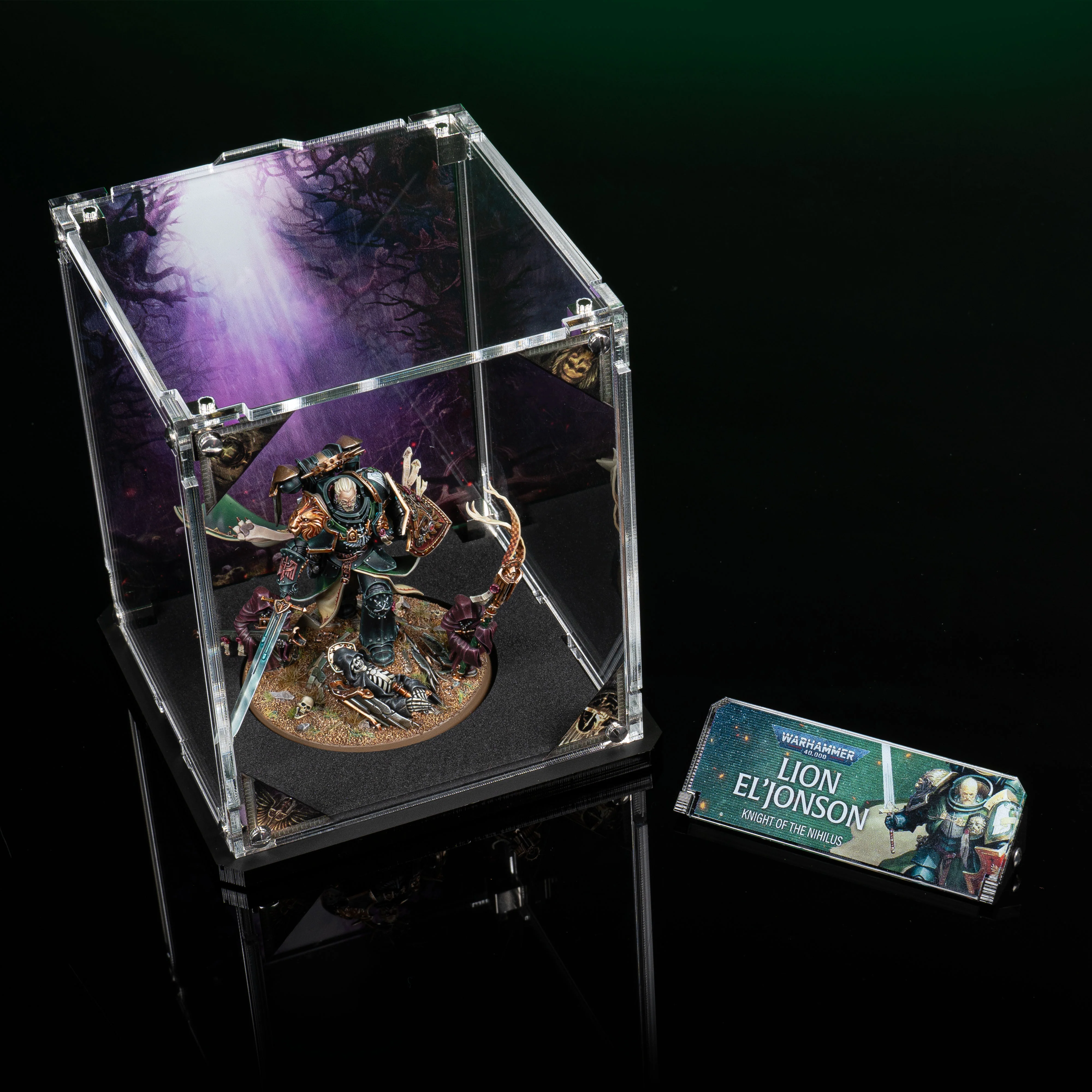 Limited Edition Display Case for Warhammer® 40,000 Dark Angels Lion El’Jonson - Image 5