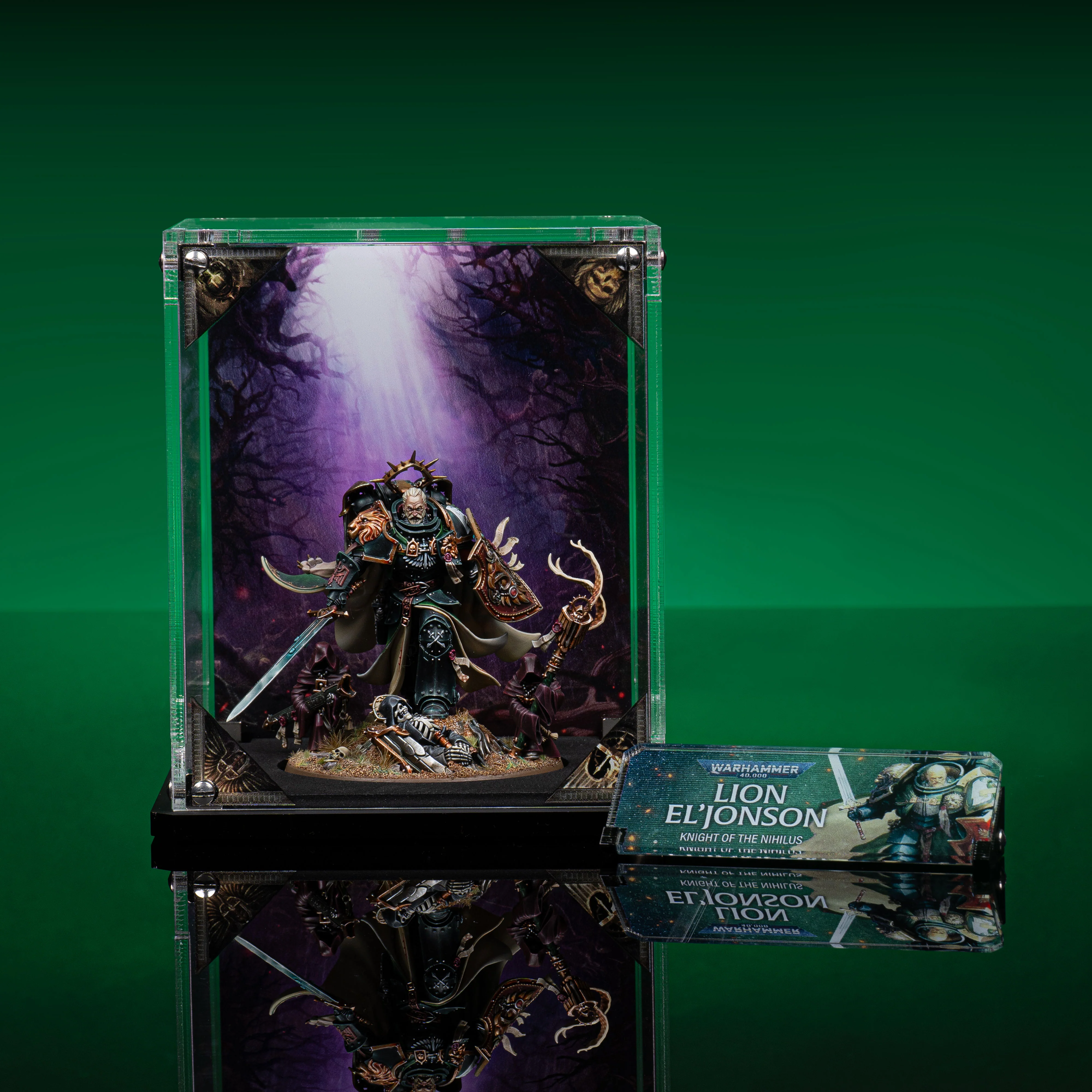 Limited Edition Display Case for Warhammer® 40,000 Dark Angels Lion El’Jonson - Image 9