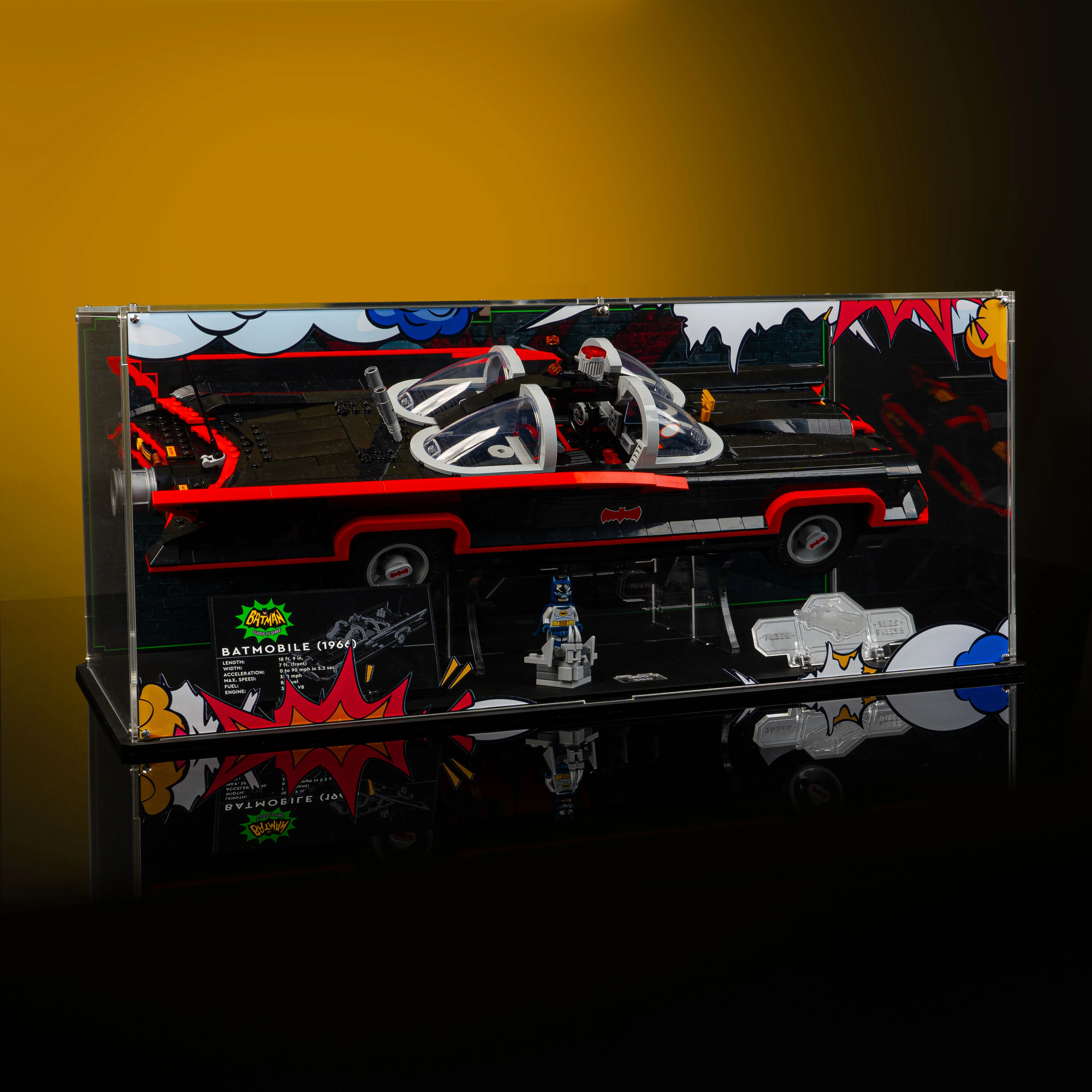 Limited Edition Display Case for LEGO Batman™: The Classic TV Series Batmobile™ (76328) - Image 4