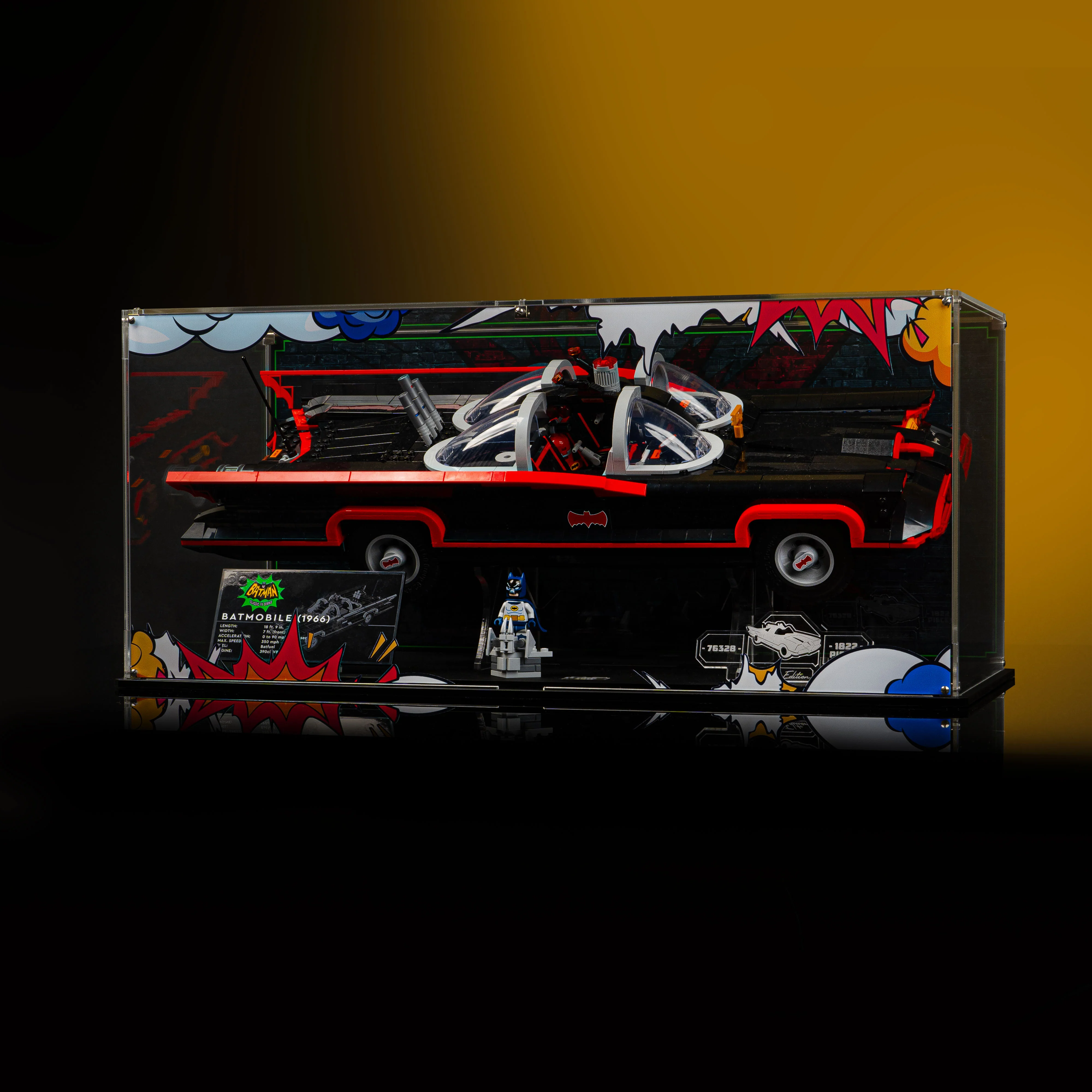 Limited Edition Display Case for LEGO Batman™: The Classic TV Series Batmobile™ (76328) - Image 5
