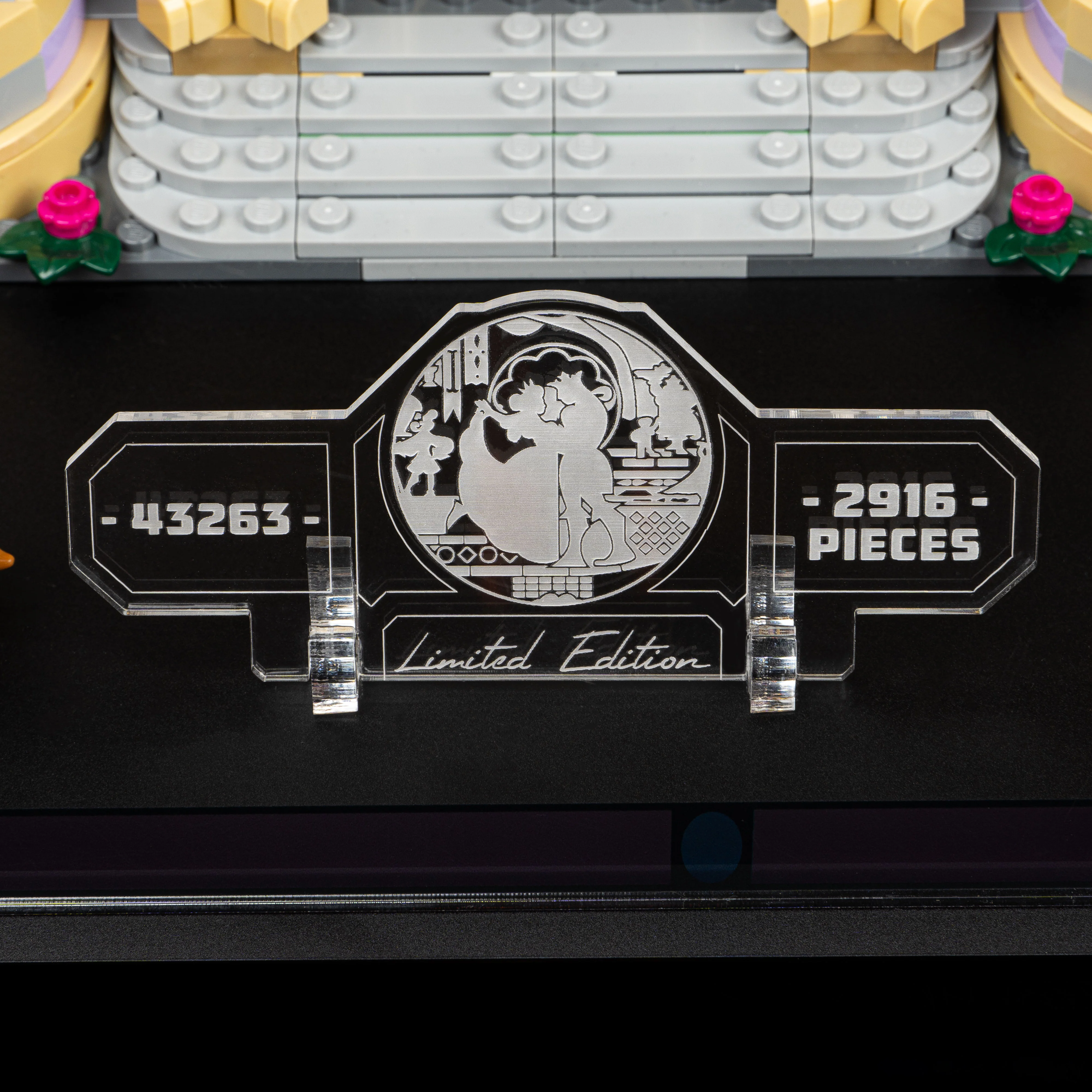 Limited Edition Display Case for LEGO® Disney Beauty and the Beast Castle (43263) - Image 11