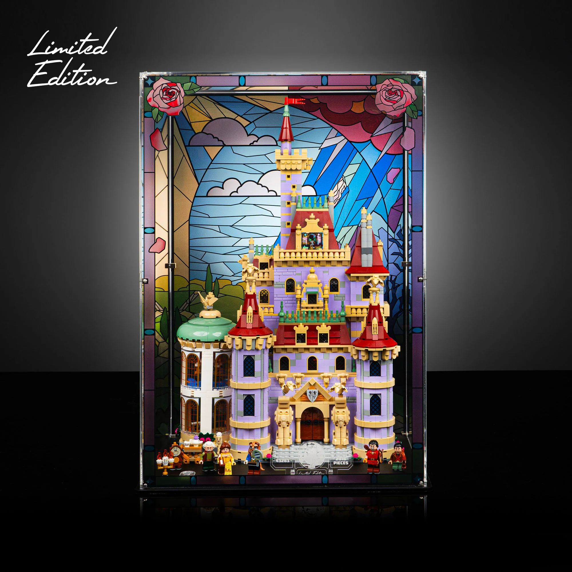 Limited Edition Display Case for LEGO® Disney Beauty and the Beast Castle (43263) - Image 2