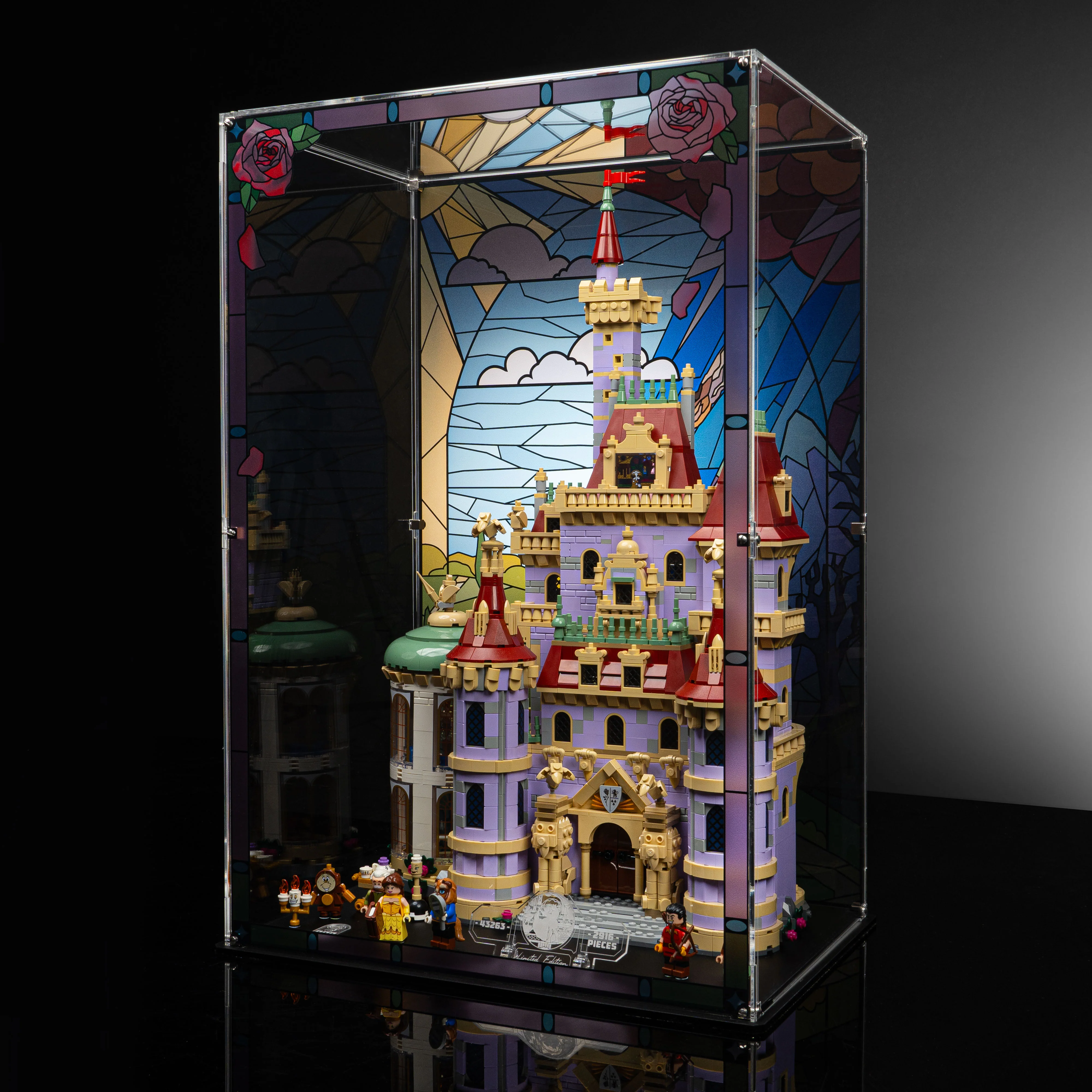 Limited Edition Display Case for LEGO® Disney Beauty and the Beast Castle (43263) - Image 4