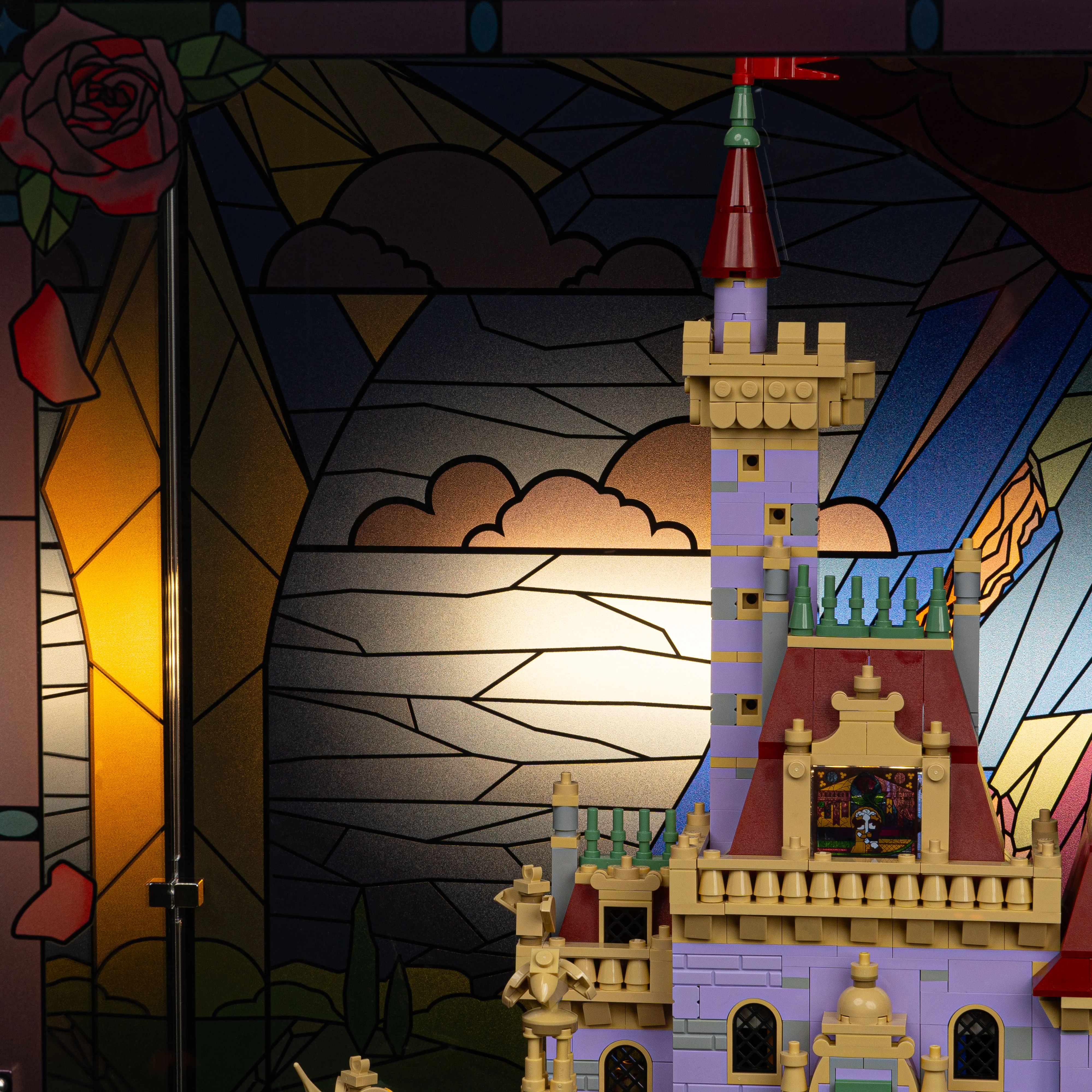 Limited Edition Display Case for LEGO® Disney Beauty and the Beast Castle (43263) - Image 9