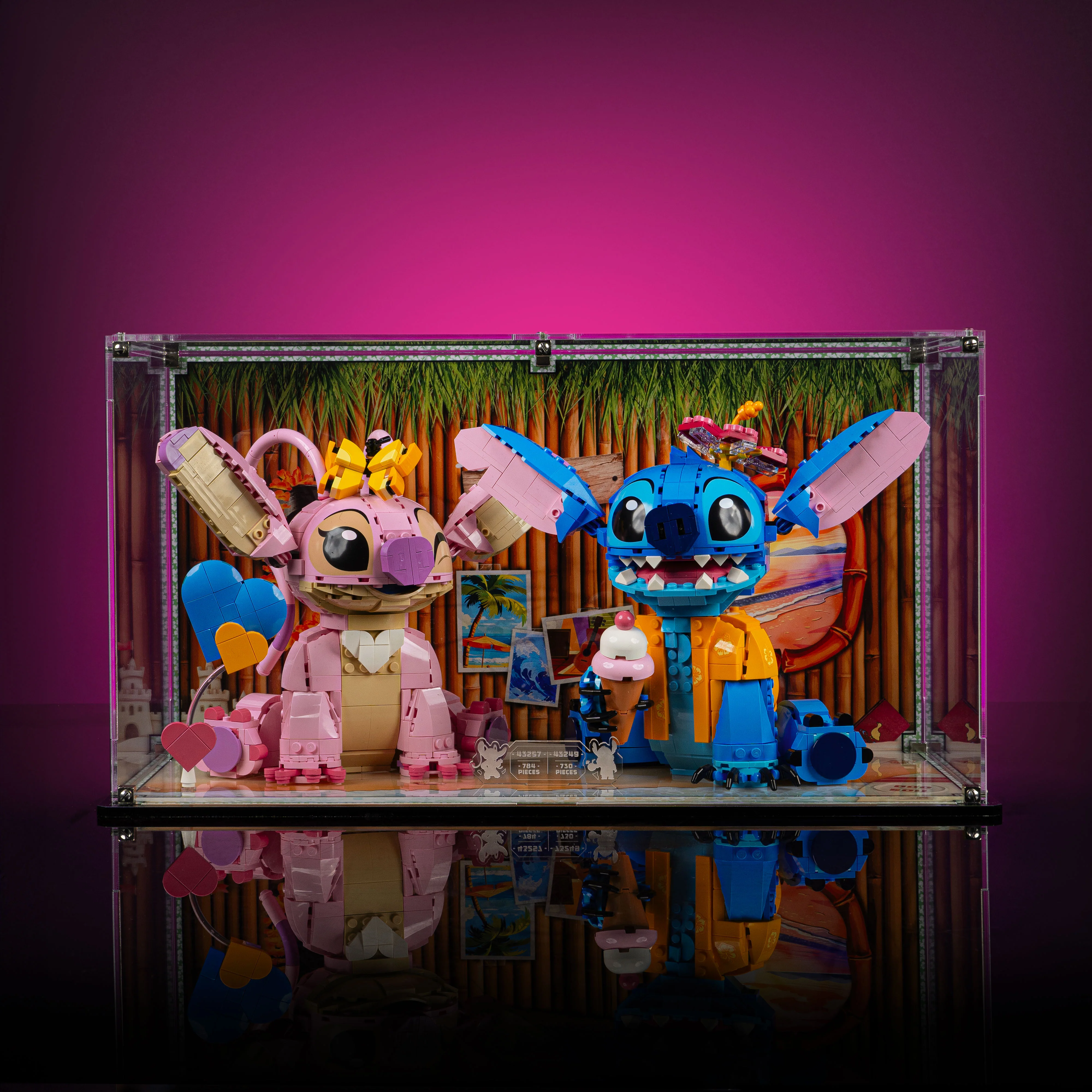Limited Edition Display Case for LEGO® Disney Stitch (43249) & Angel (43257) - Image 5