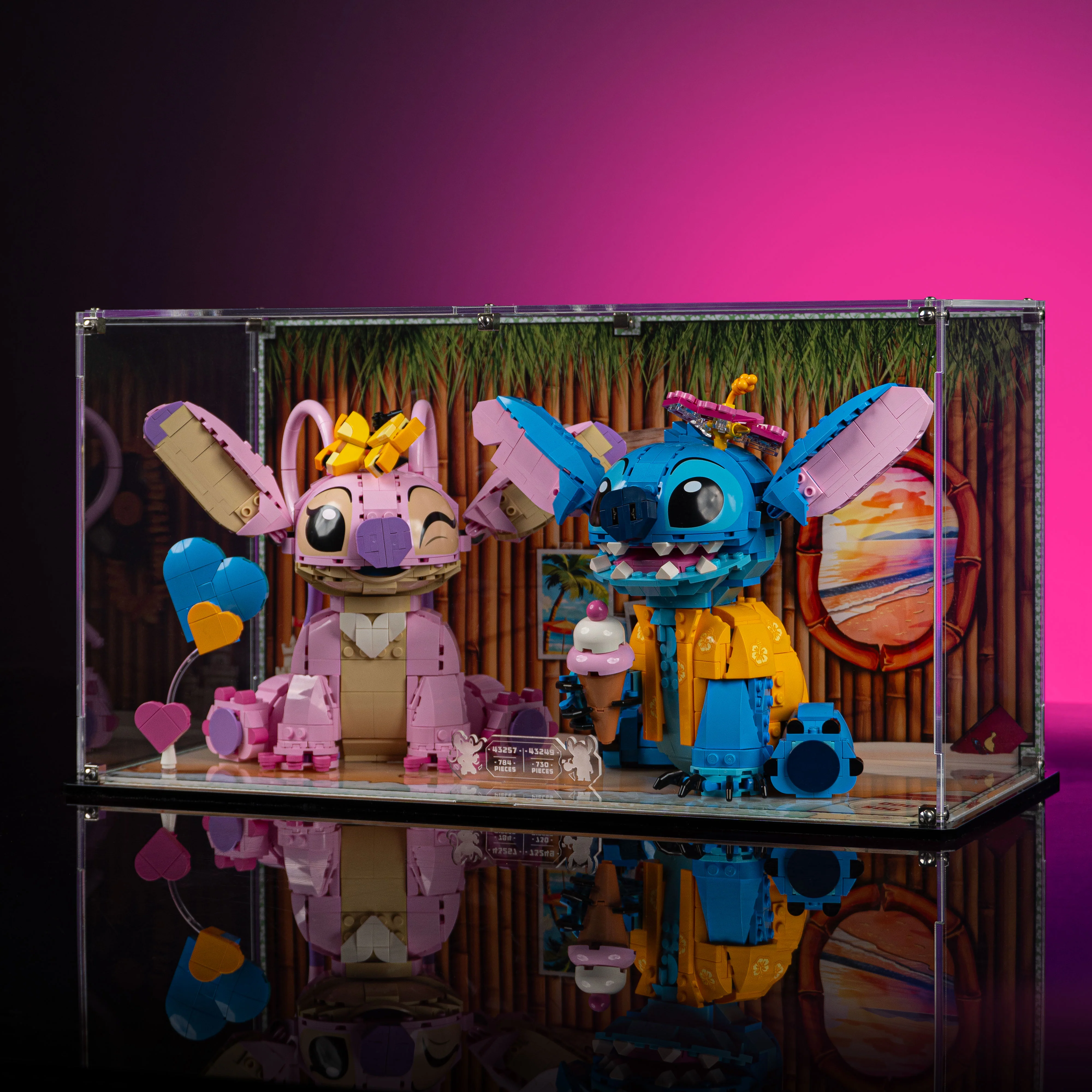 Limited Edition Display Case for LEGO® Disney Stitch (43249) & Angel (43257) - Image 9