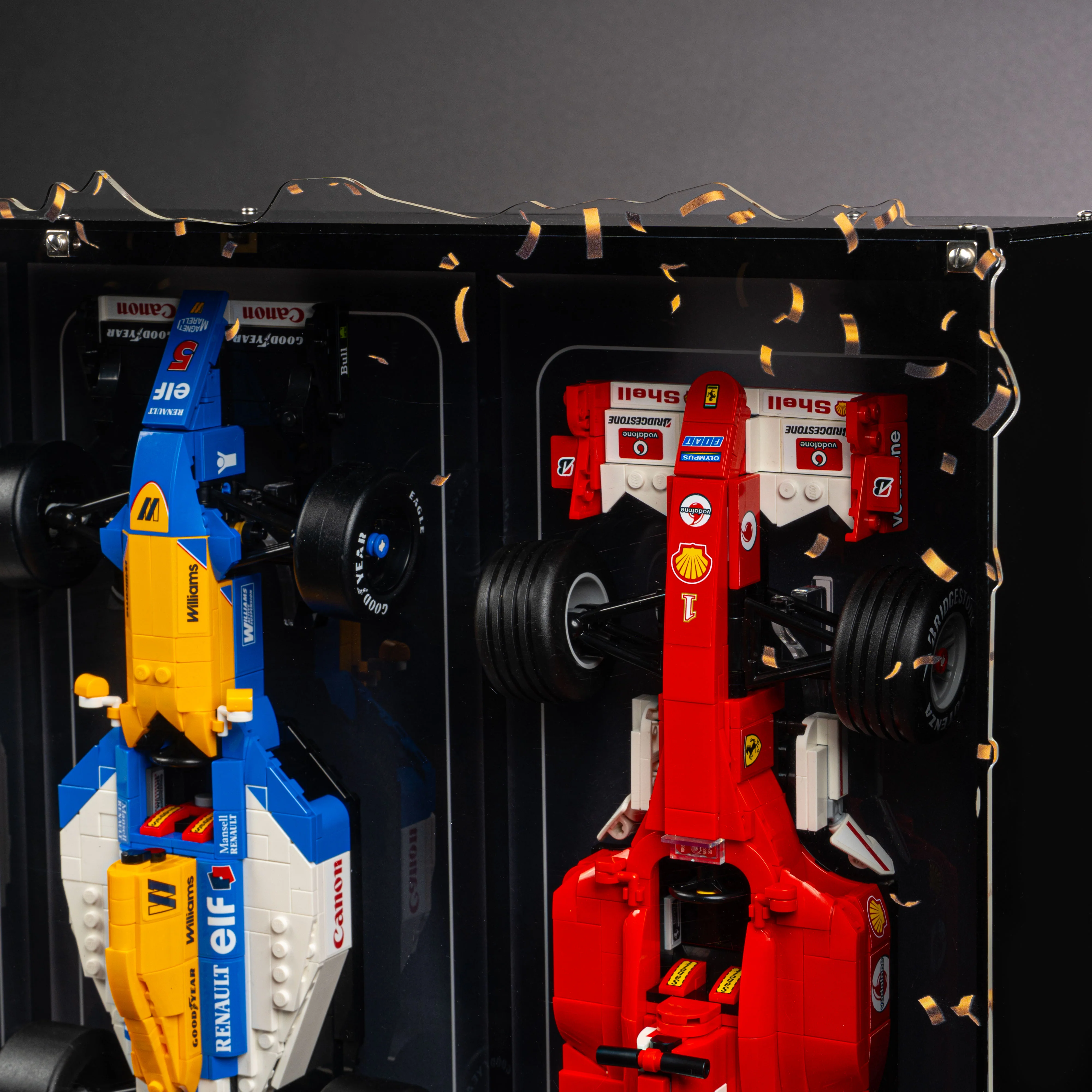 Limited Edition Wall Mountable Display Case for LEGO® Icons: F1 Legends (10330, 10353, 11375) - Image 9