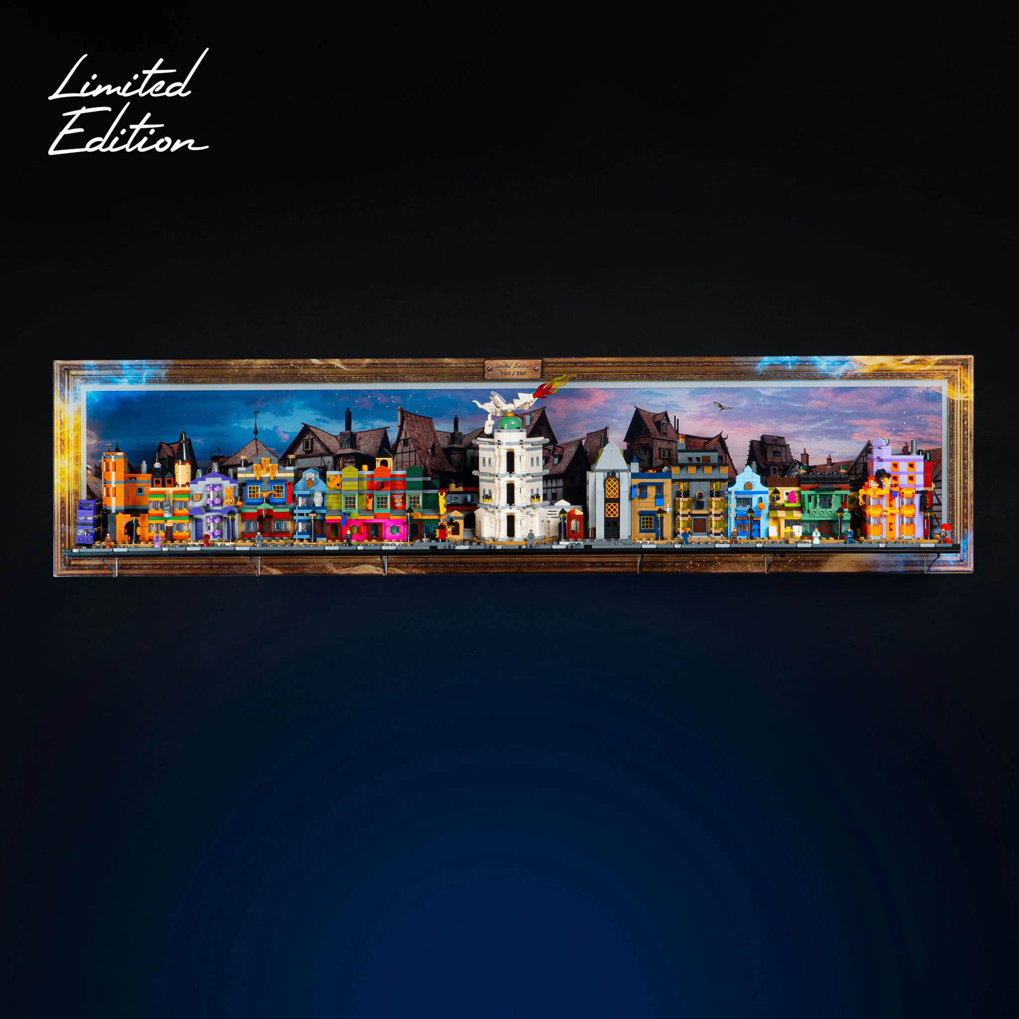 Limited Edition Wall Mounted Display Stand for LEGO® Harry Potter: Diagon Alley Wizarding Shops (76444) - Image 2