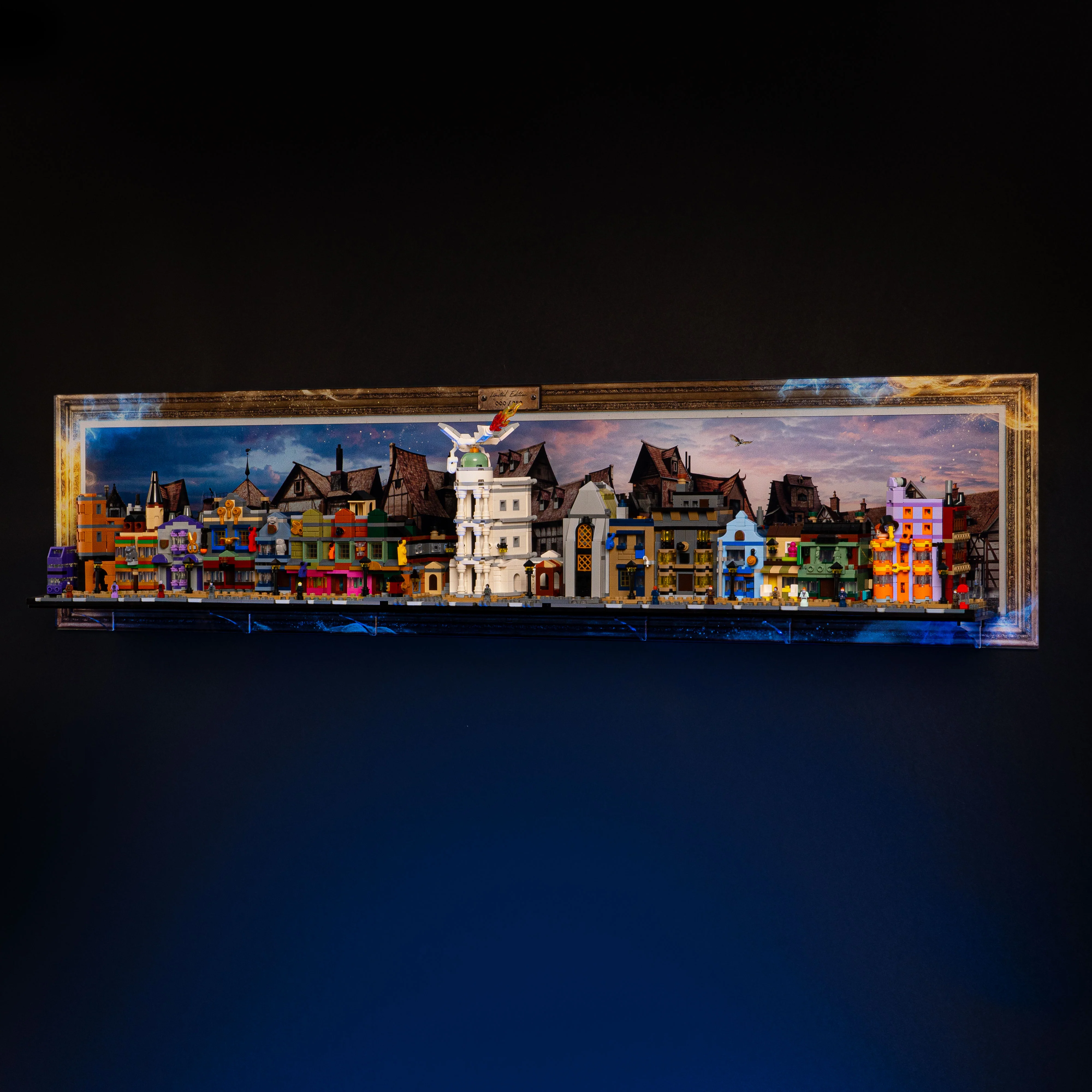 Limited Edition Wall Mounted Display Stand for LEGO® Harry Potter: Diagon Alley Wizarding Shops (76444) - Image 4