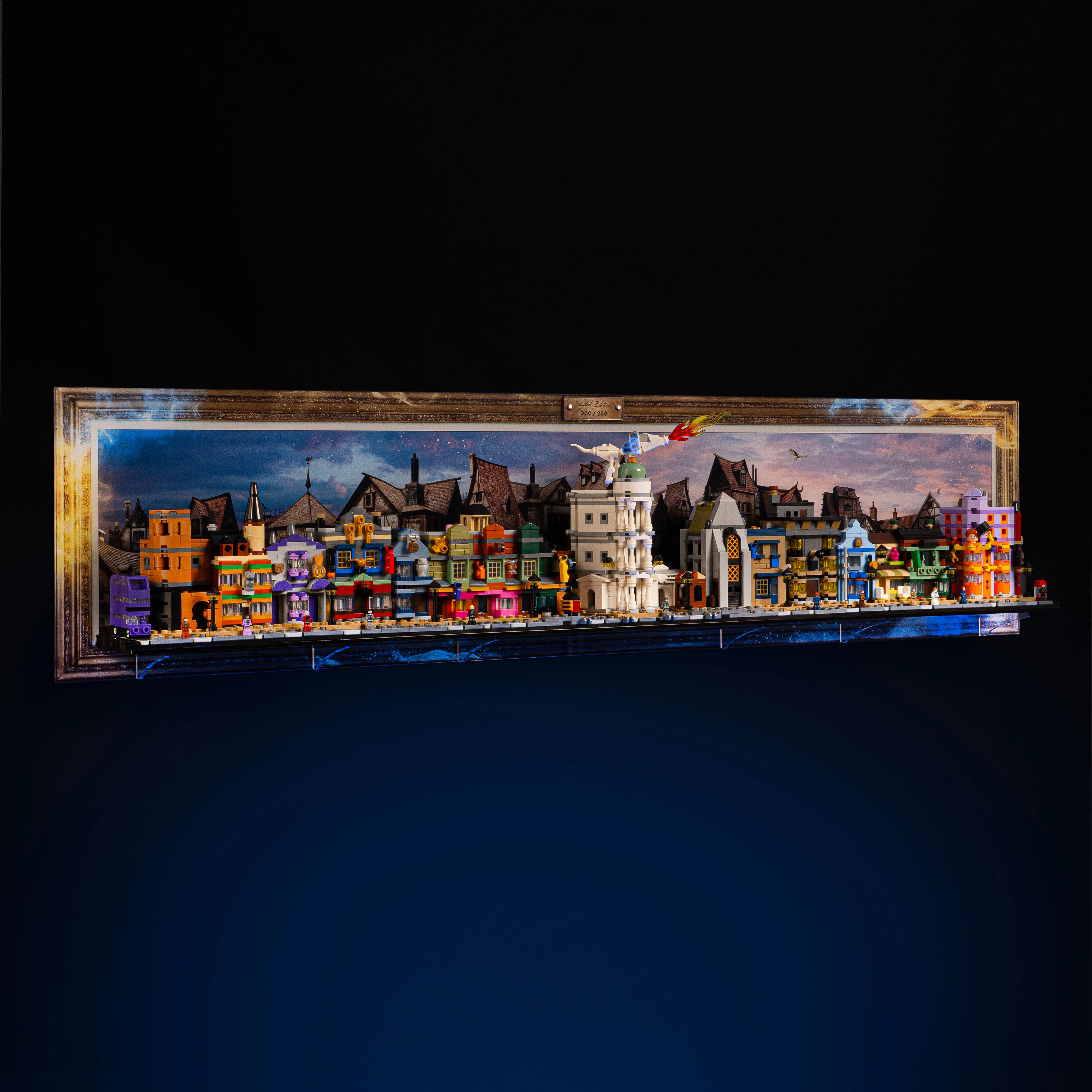 Limited Edition Wall Mounted Display Stand for LEGO® Harry Potter: Diagon Alley Wizarding Shops (76444) - Image 5