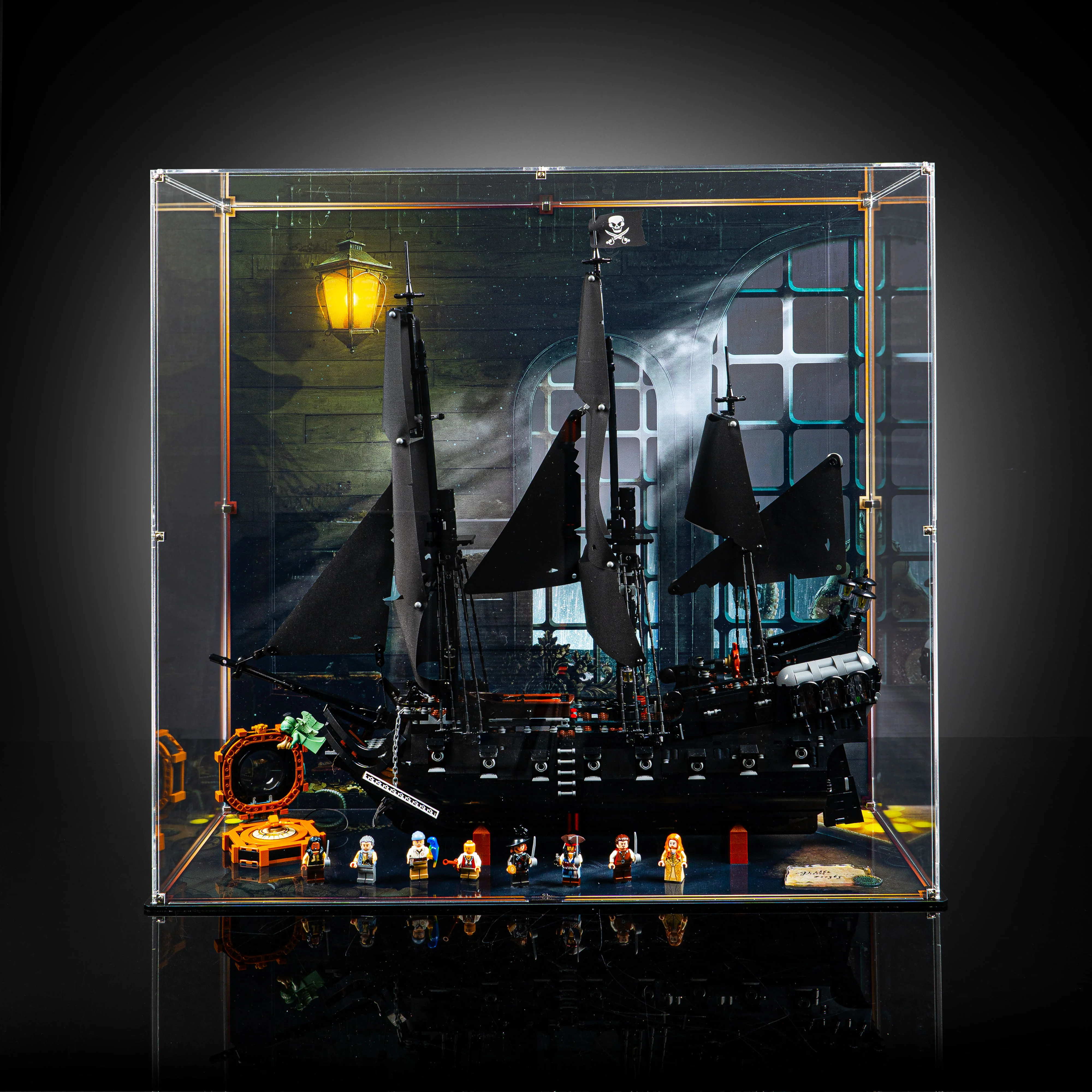 Limited Edition Display Case for LEGO® Icons: Captain Jack Sparrow's Pirate Ship (10365) - Image 3