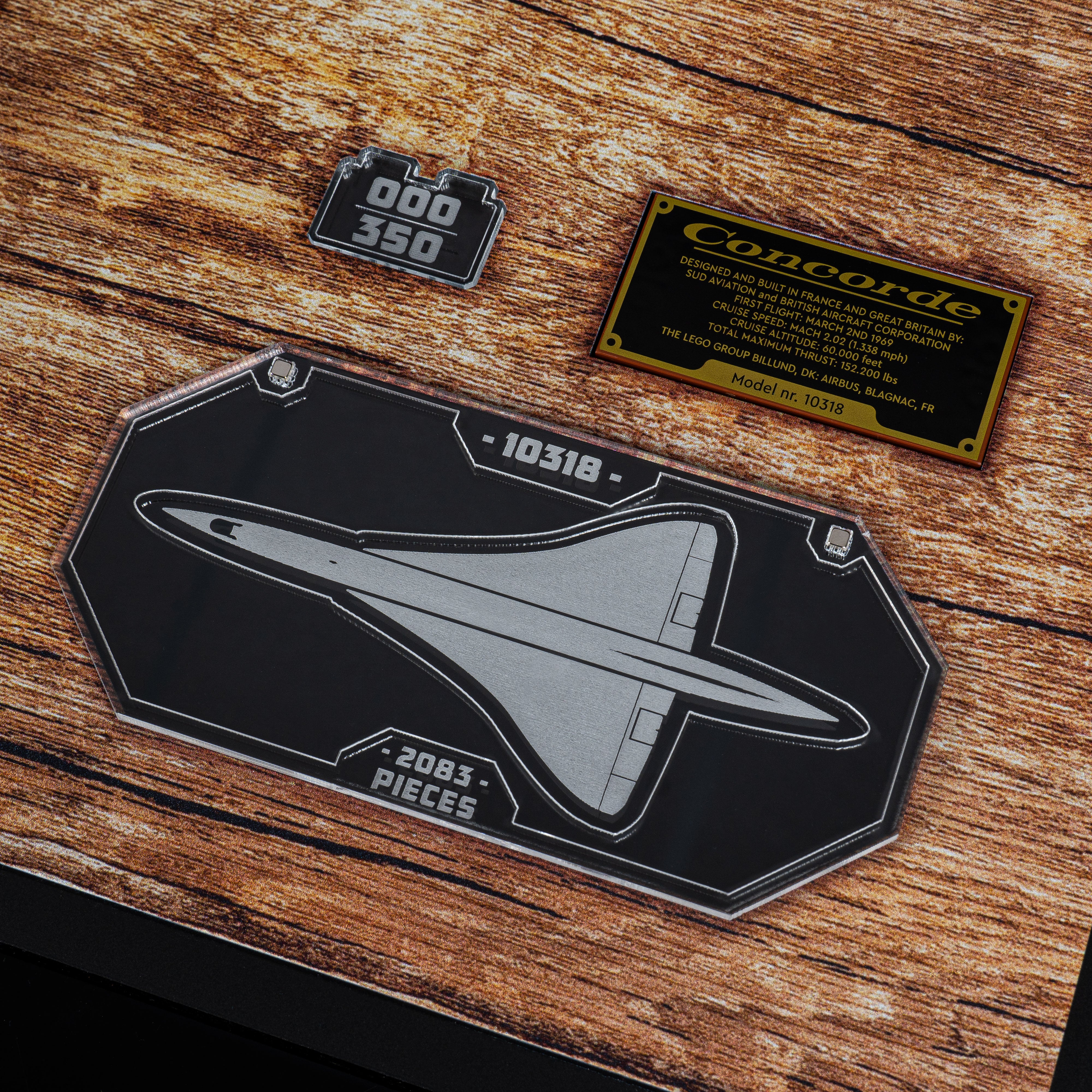 Limited Edition Display Case for LEGO® Icons: Concorde (10318) - Image 11