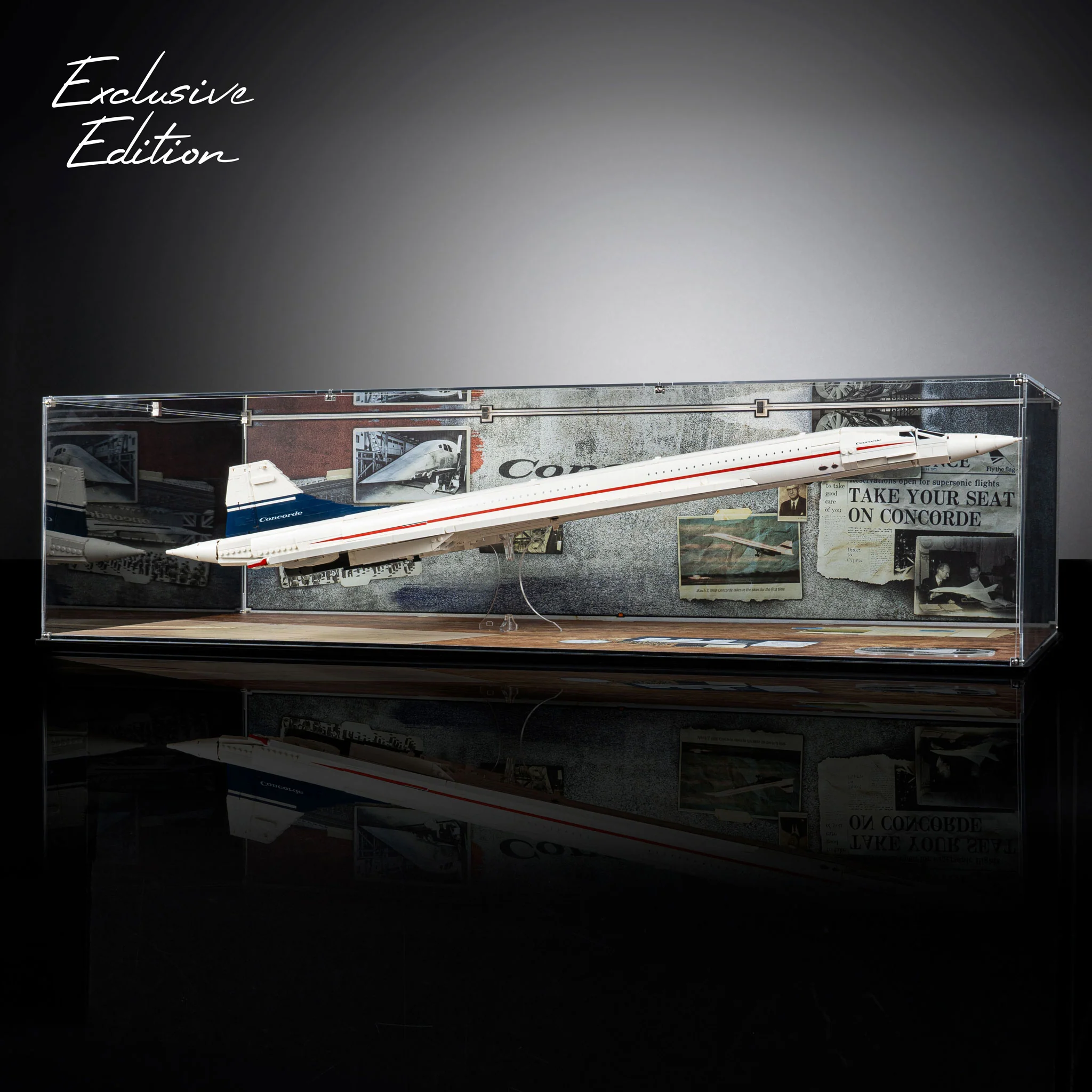 Limited Edition Display Case for LEGO® Icons: Concorde (10318) - Image 2