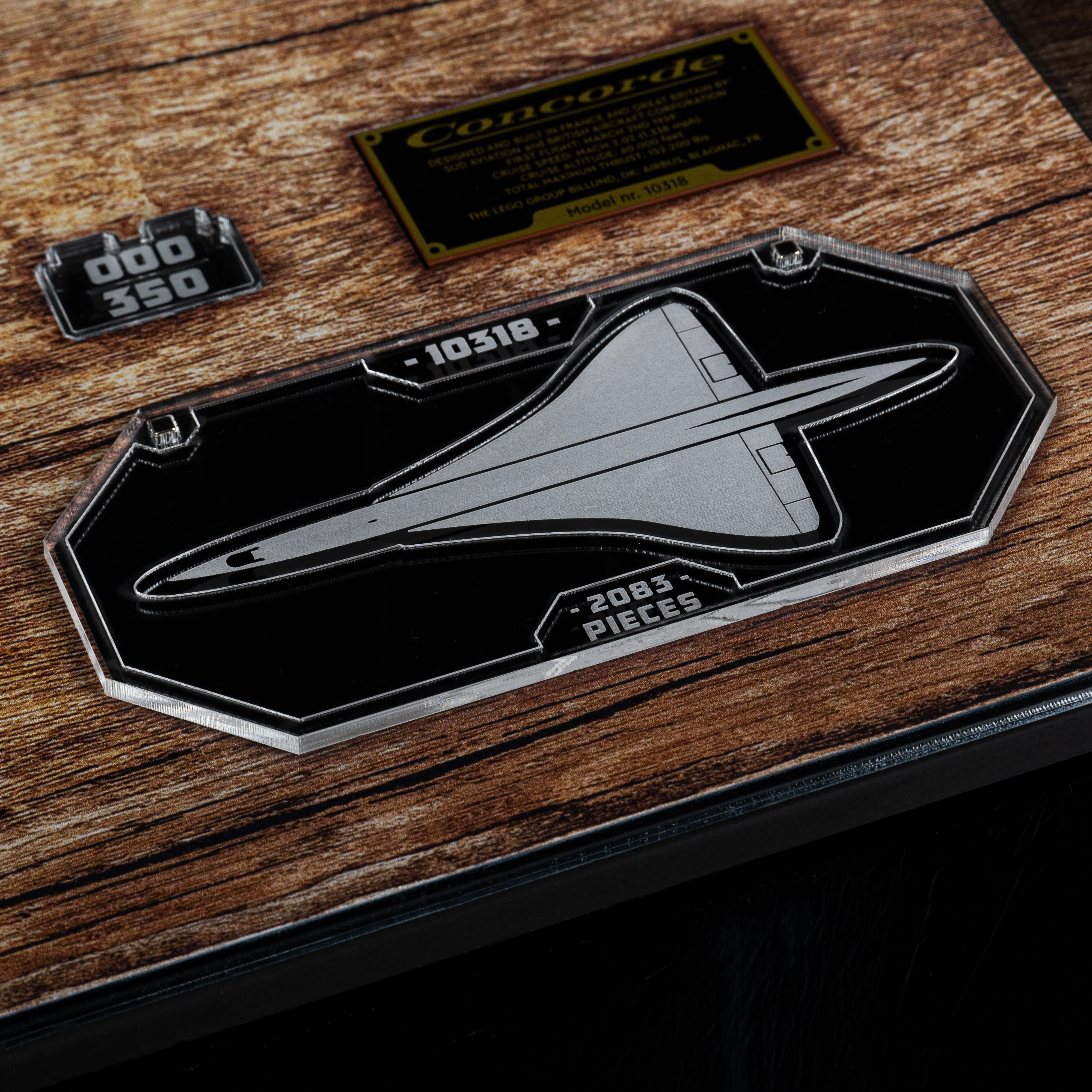 Limited Edition Display Case for LEGO® Icons: Concorde (10318) - Image 7