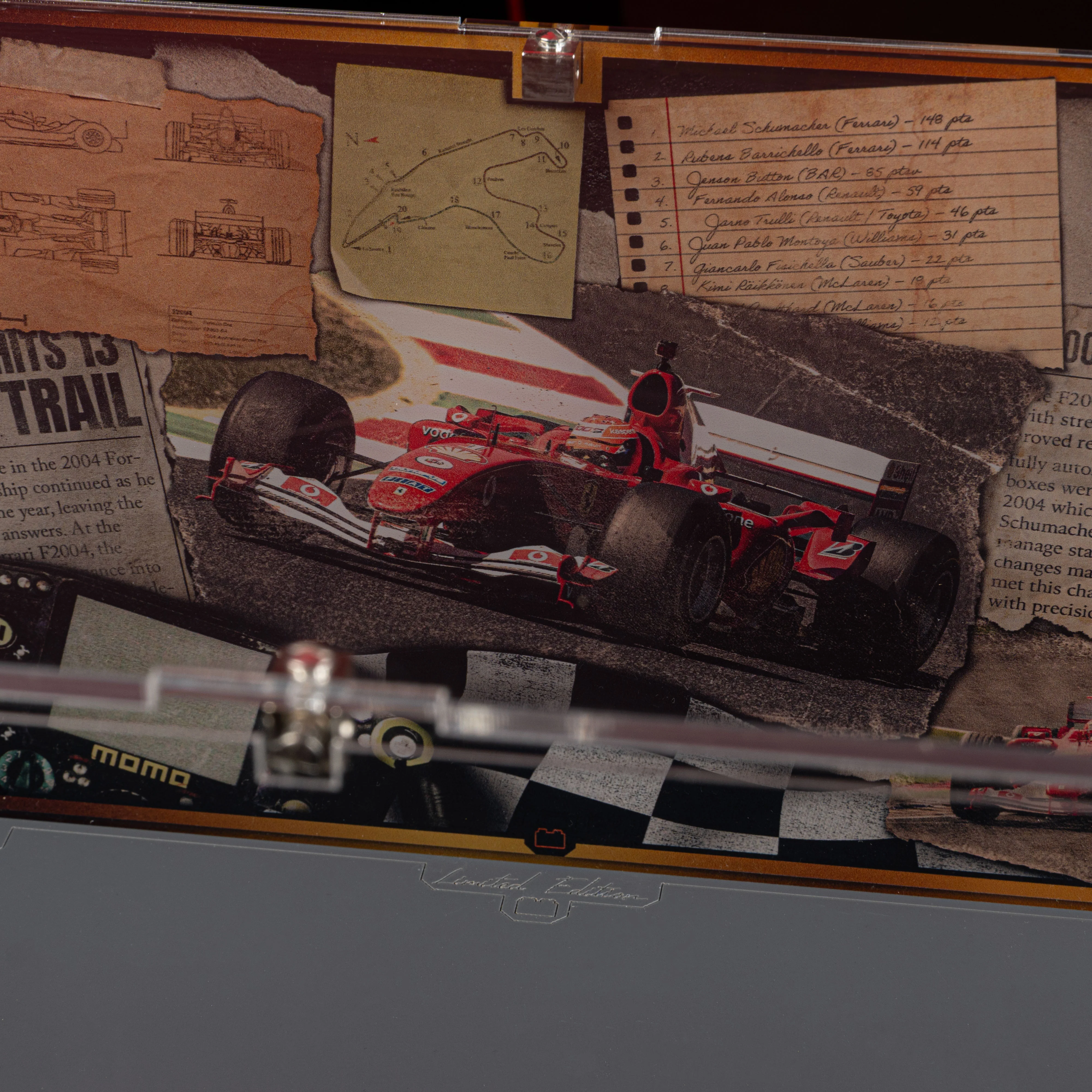 Limited Edition Display Case for LEGO® Icons: Ferrari F2004 & Michael Schumacher (11375) - Image 11