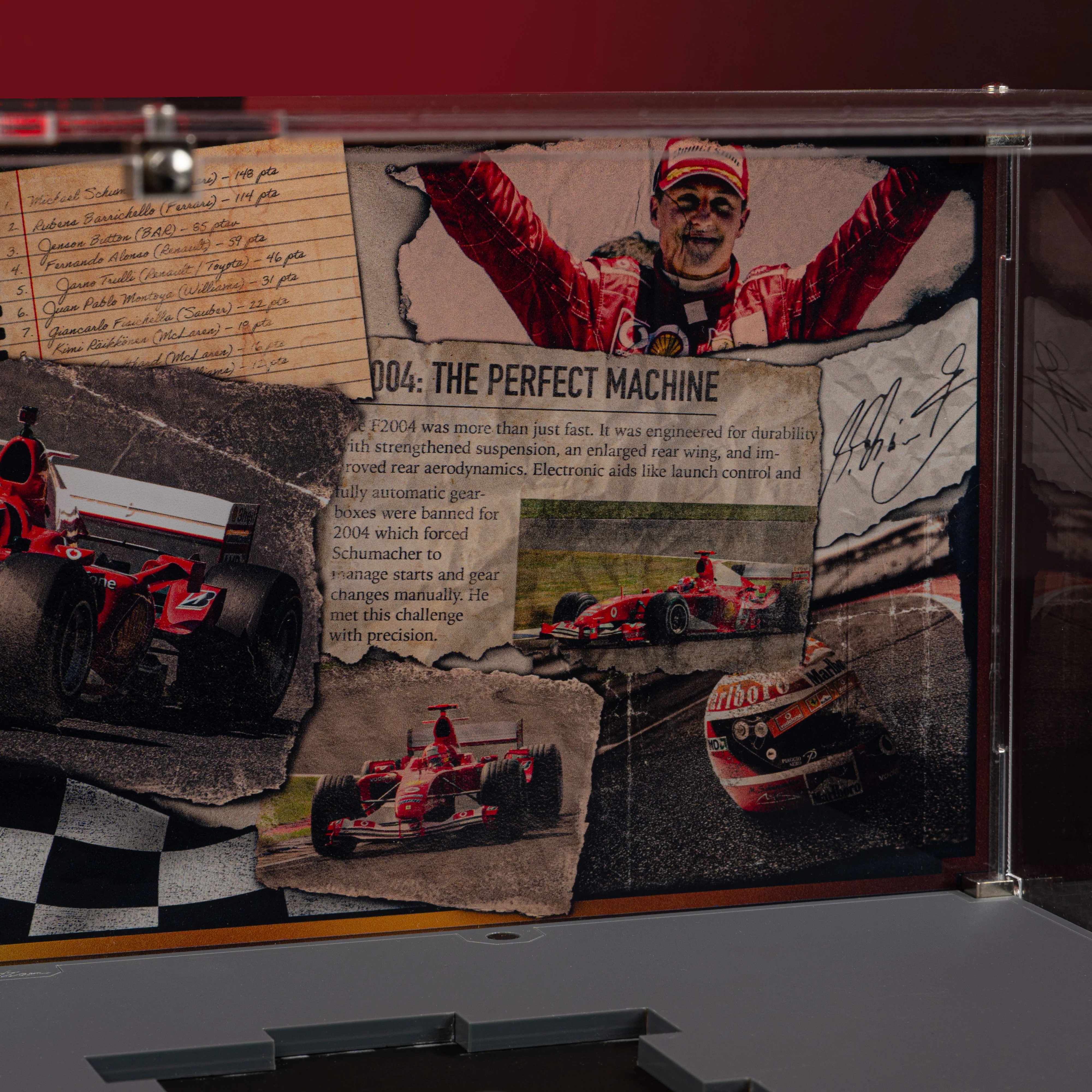 Limited Edition Display Case for LEGO® Icons: Ferrari F2004 & Michael Schumacher (11375) - Image 9
