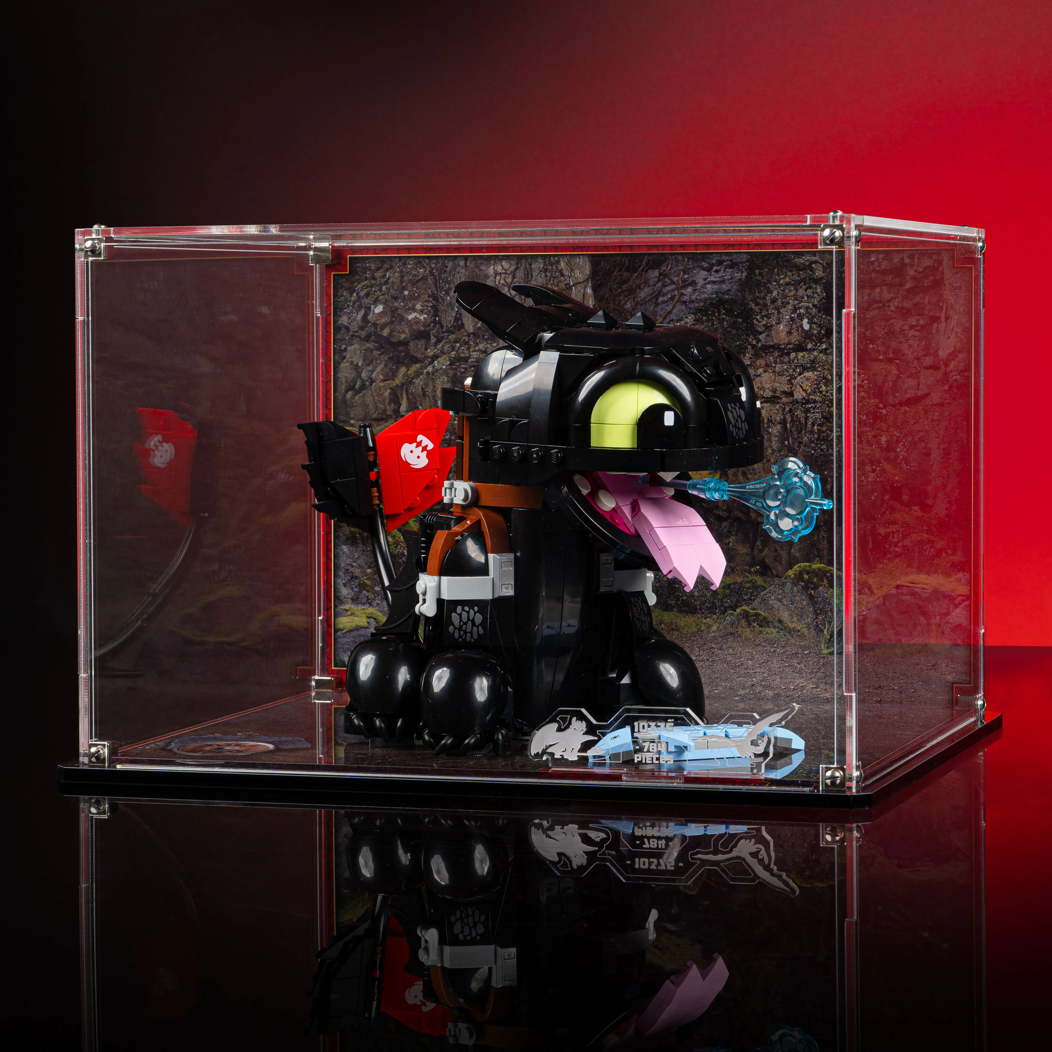 Limited Edition Display Case for LEGO® Icons: How to Train Your Dragon: Toothless (10375) - Image 4