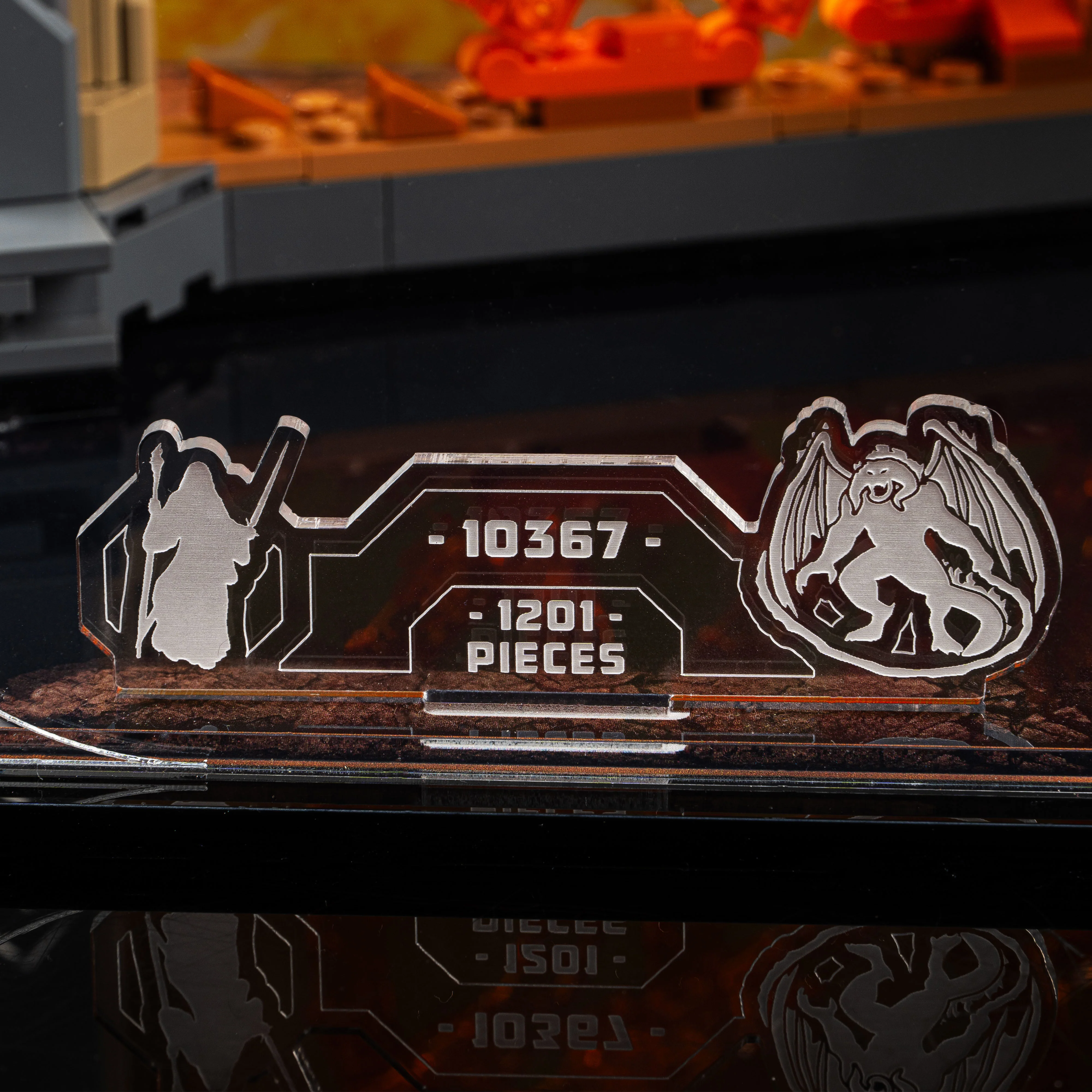 Limited Edition Display Case for LEGO® Icons: Lord of the Rings: Balrog™ Book Nook (10367) - Image 5