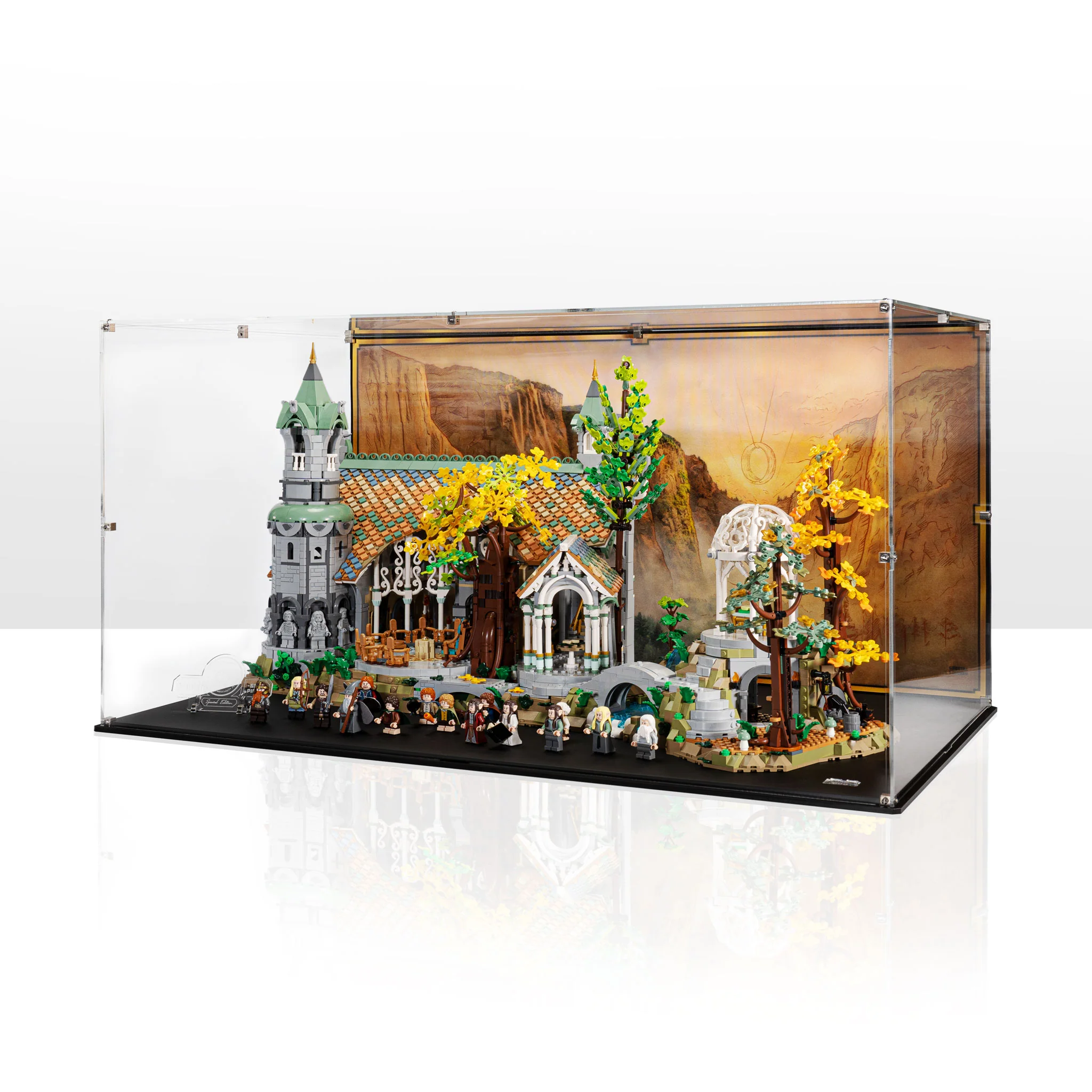 Limited Edition Display Case for LEGO® Icons: Lord of the Rings Rivendell™ (10316) - Image 4