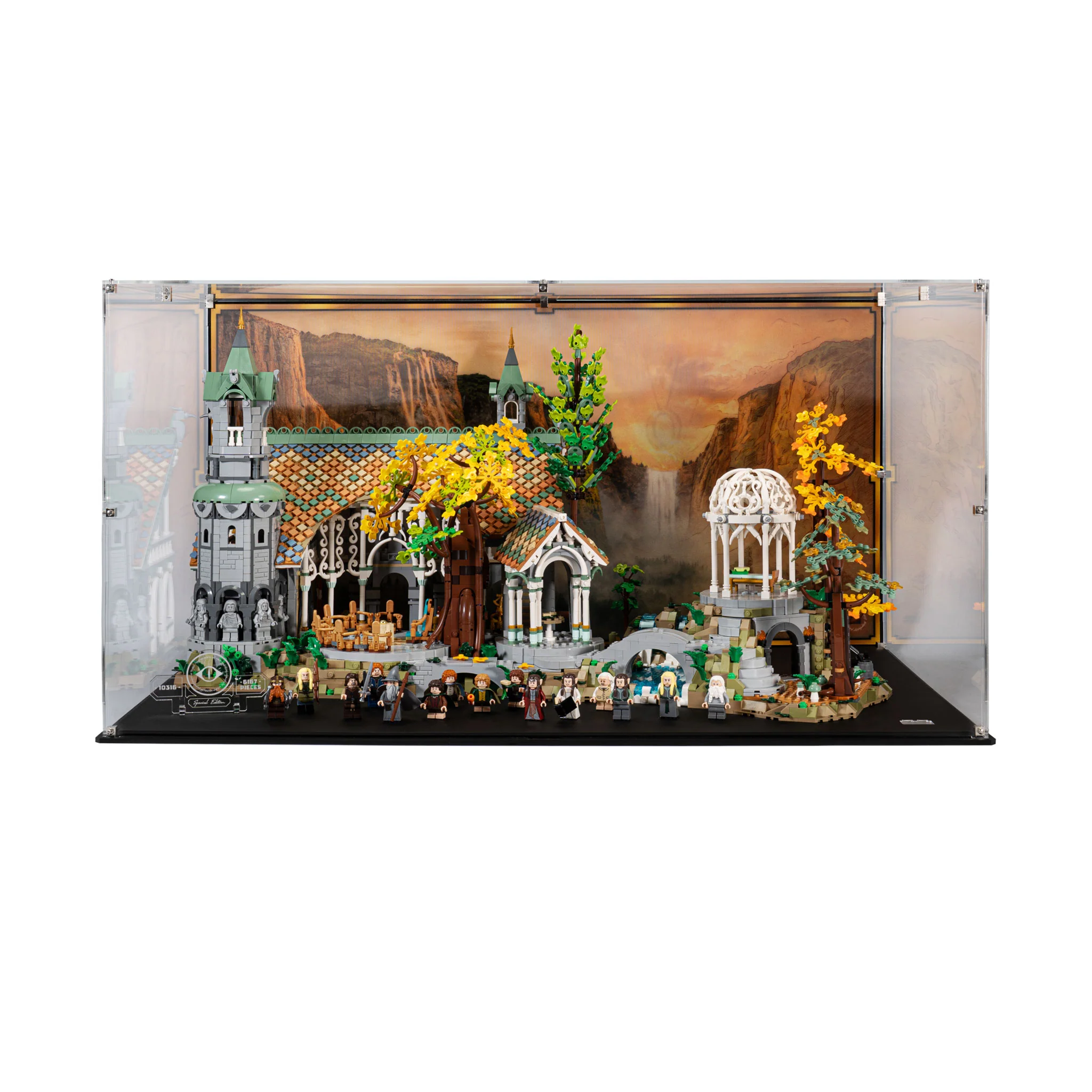Limited Edition Display Case for LEGO® Icons: Lord of the Rings Rivendell™ (10316) - Image 5