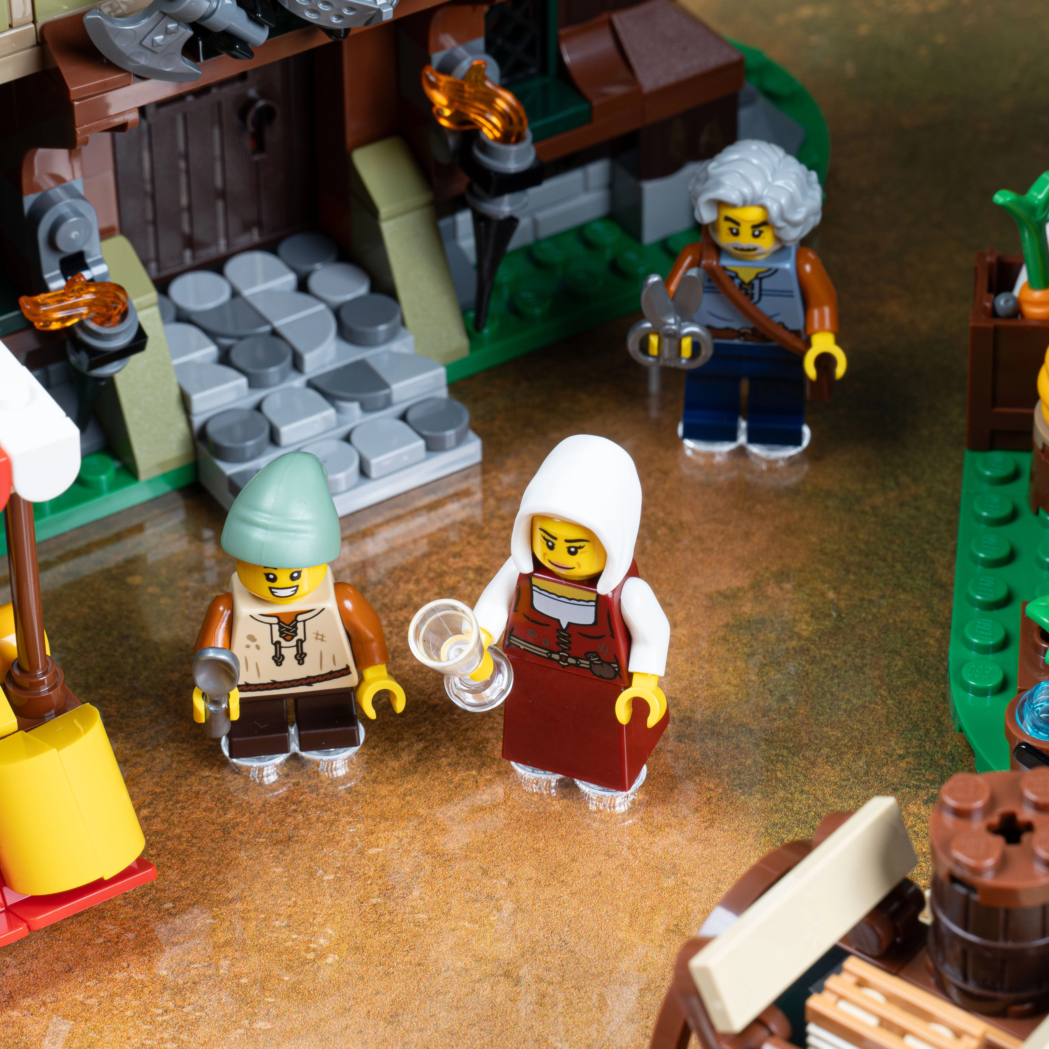 Limited Edition Display Case for LEGO® Icons Medieval Town Square (10332) - Image 8