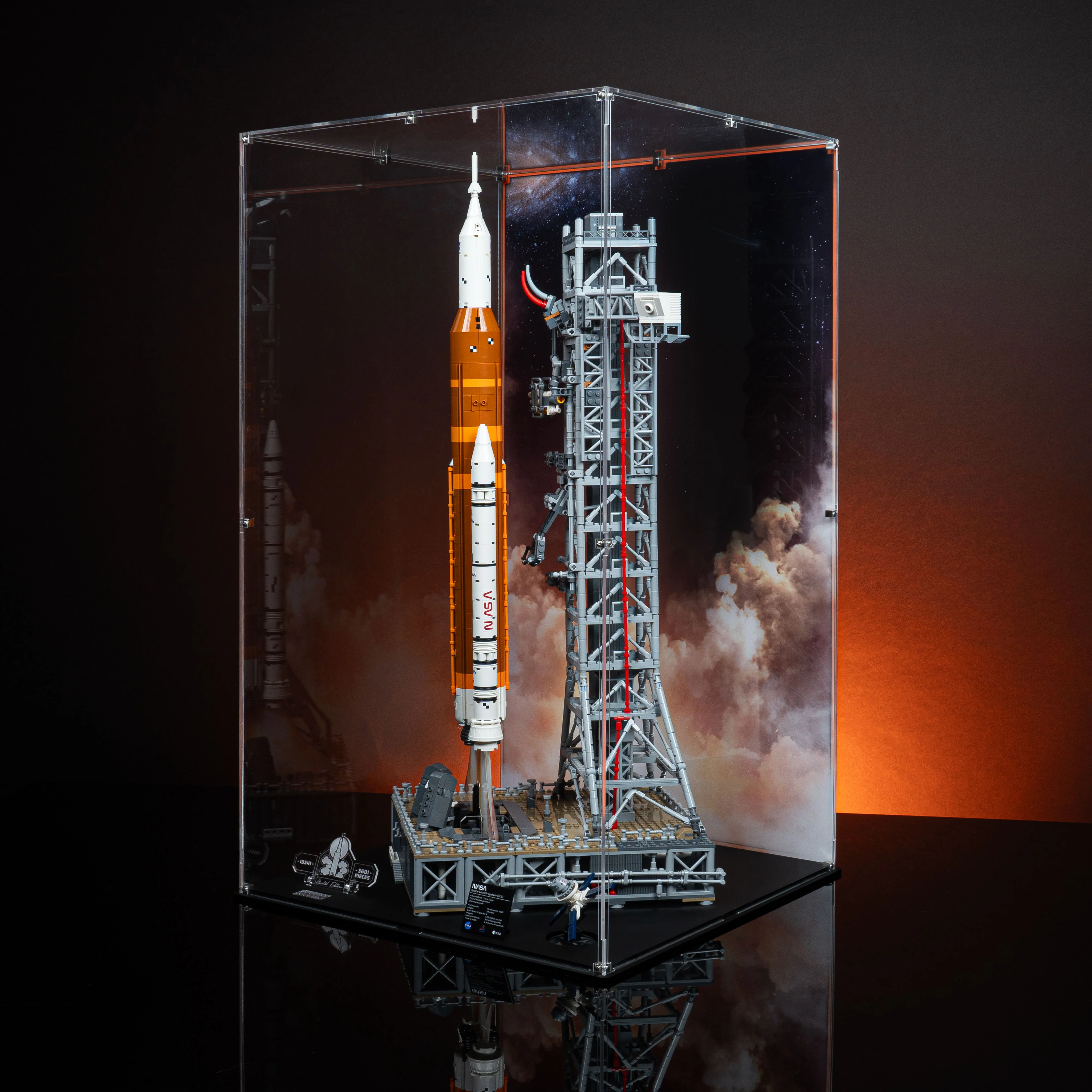 Limited Edition Display Case for LEGO Icons NASA Artemis Space Launch System (10341) - Image 4