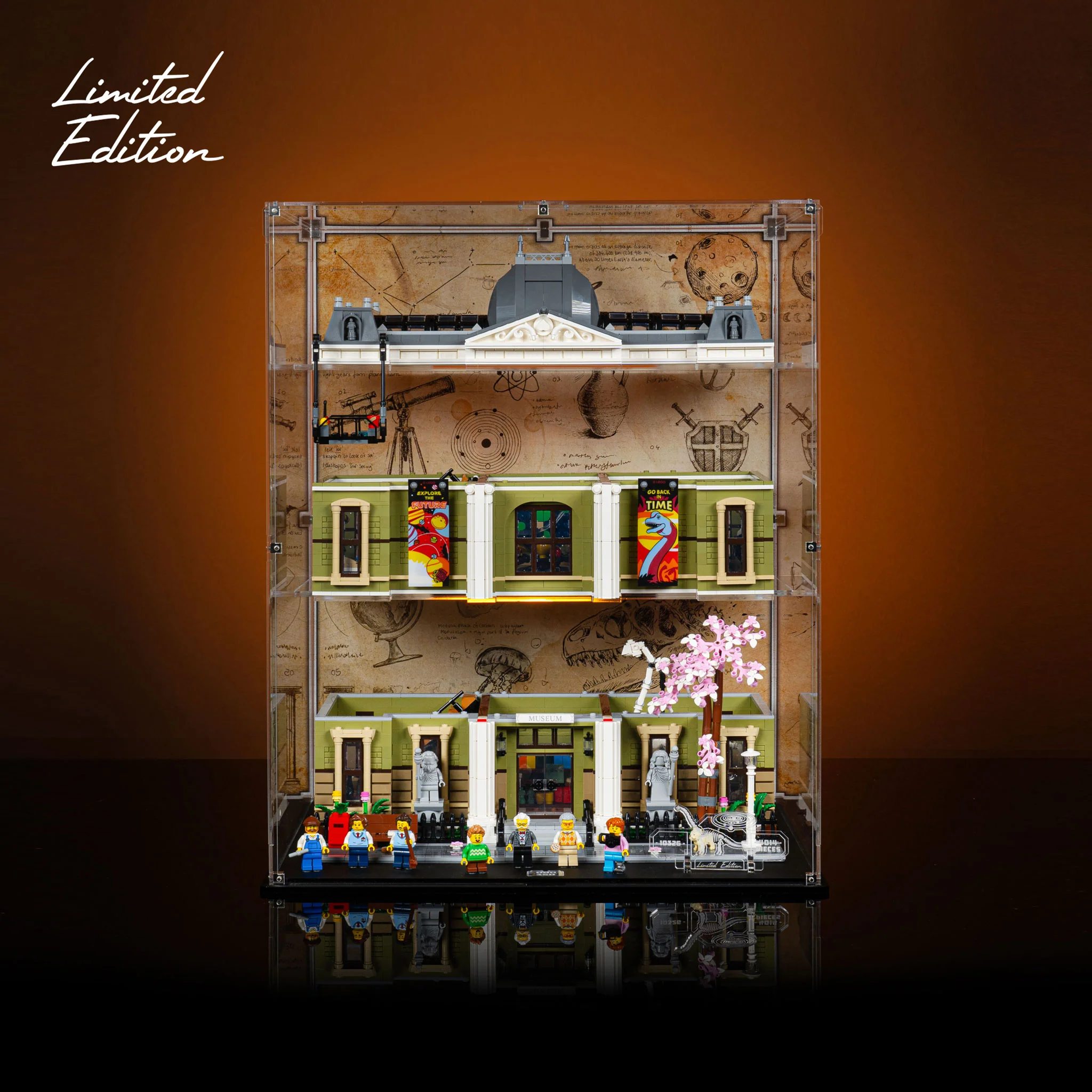 Limited Edition Display Case for LEGO® Icons: Natural History Museum (10326) - Image 2