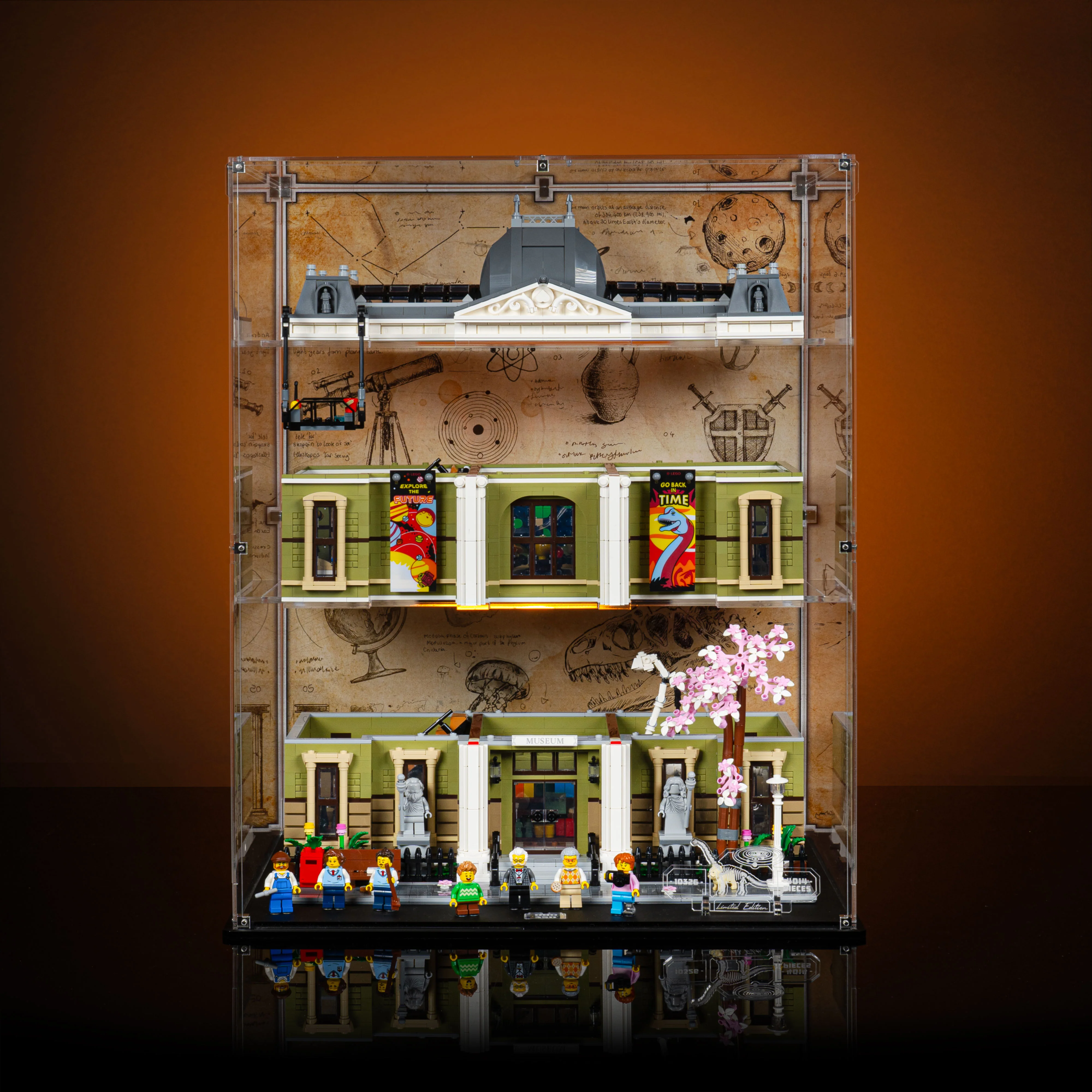 Limited Edition Display Case for LEGO® Icons: Natural History Museum (10326) - Image 3