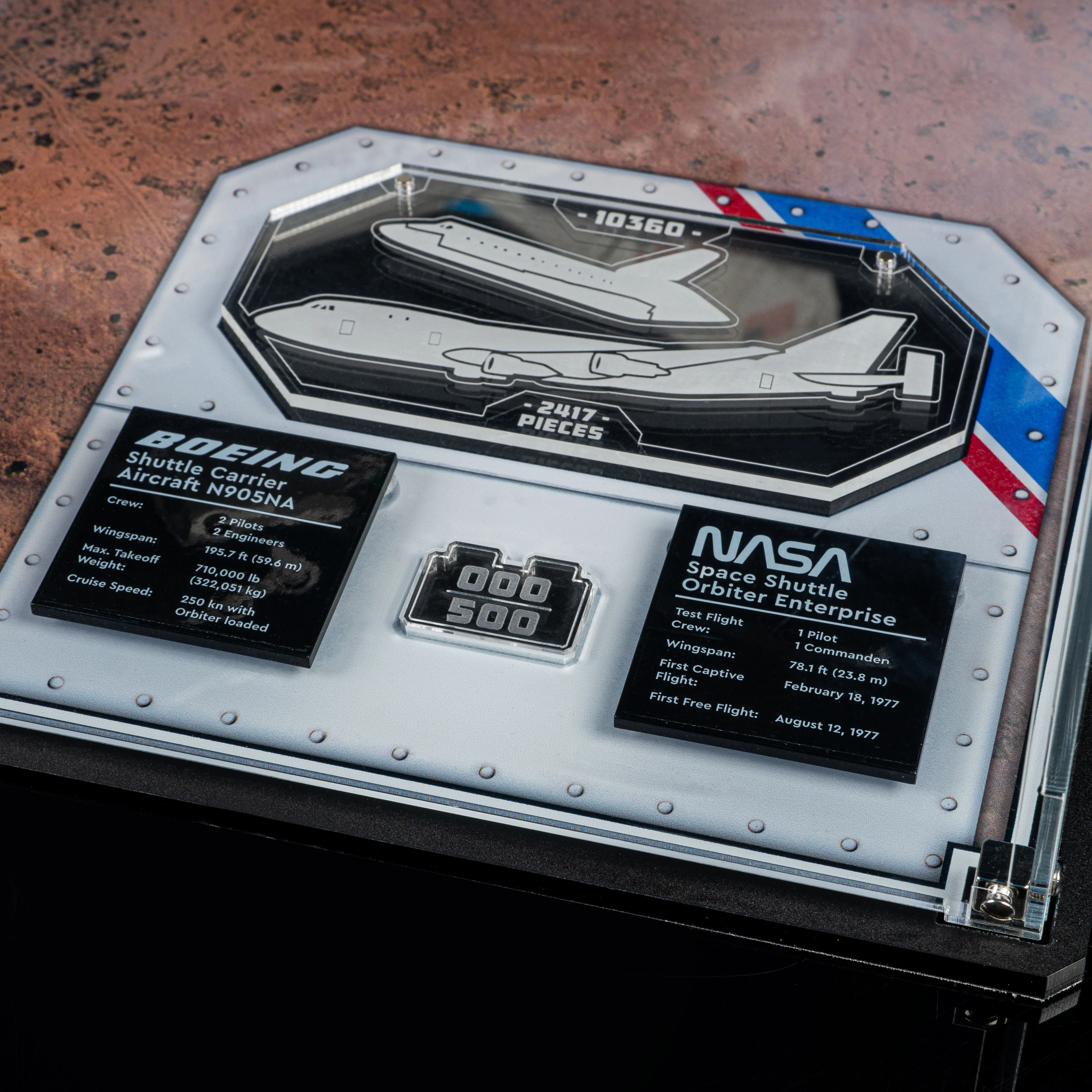 Limited Edition Display Case for LEGO® Icons: Shuttle Carrier Aircraft (10360) - Image 10