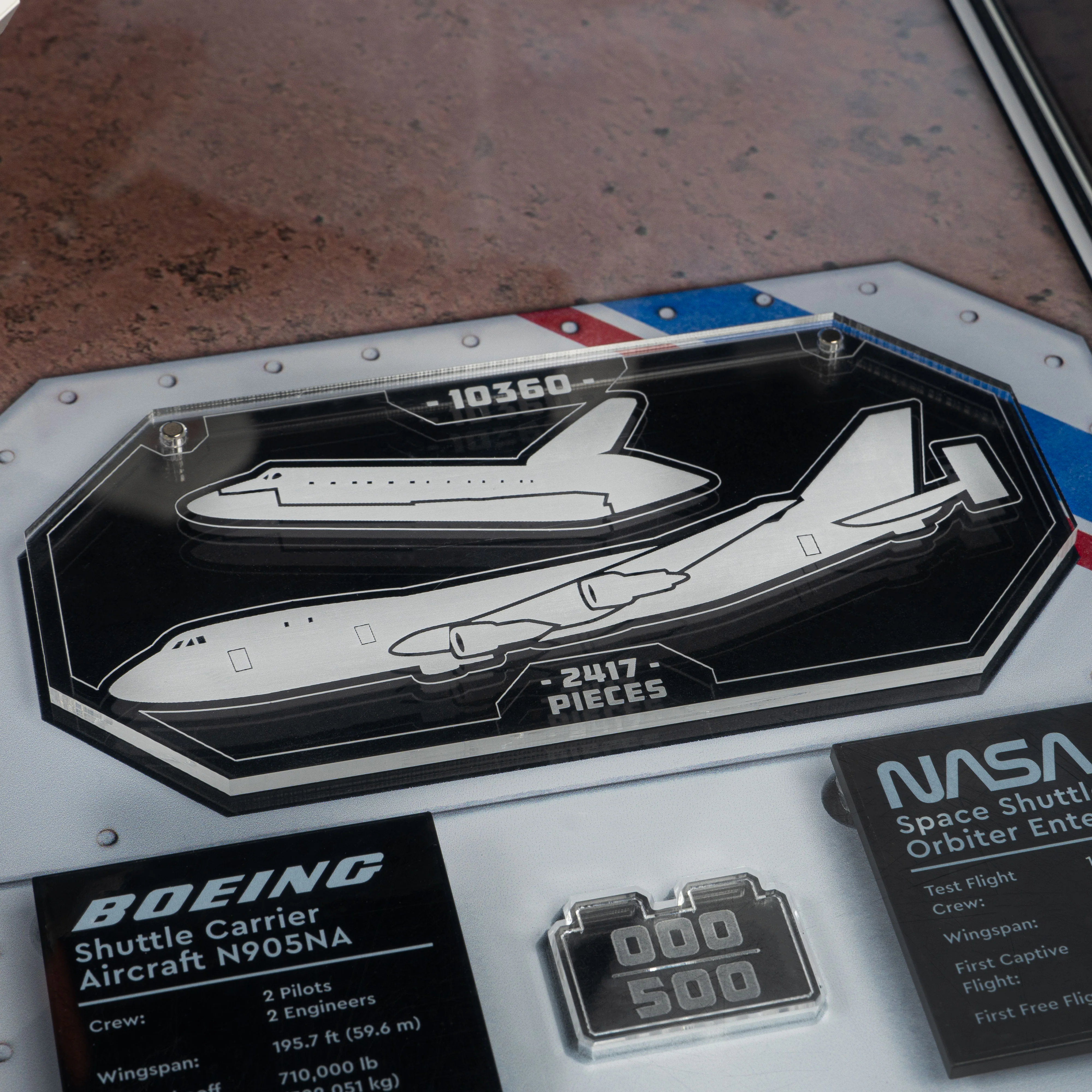Limited Edition Display Case for LEGO® Icons: Shuttle Carrier Aircraft (10360) - Image 12