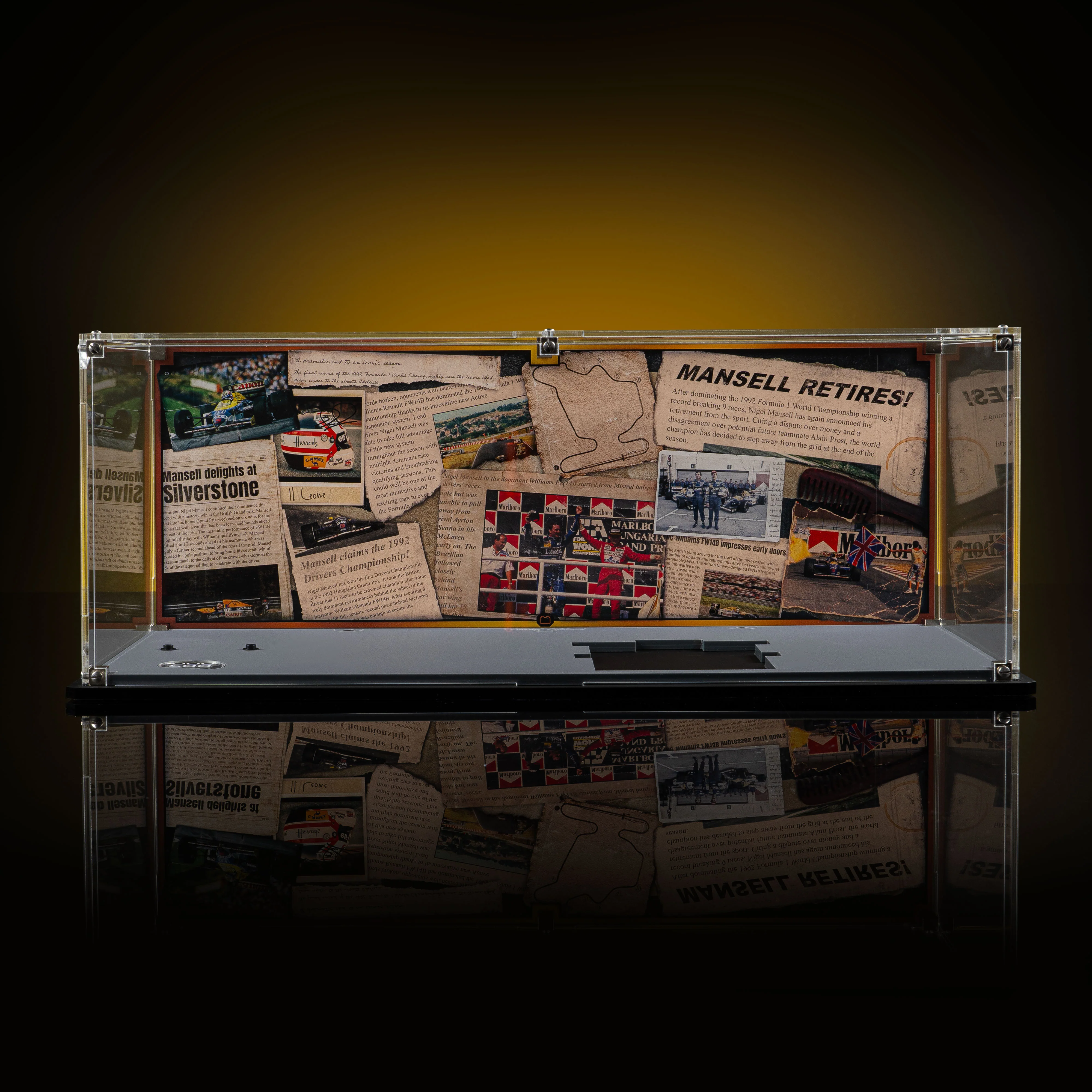 Limited Edition Display Case for LEGO® Icons: Williams Racing FW14B & Nigel Mansell (10353) - Image 4