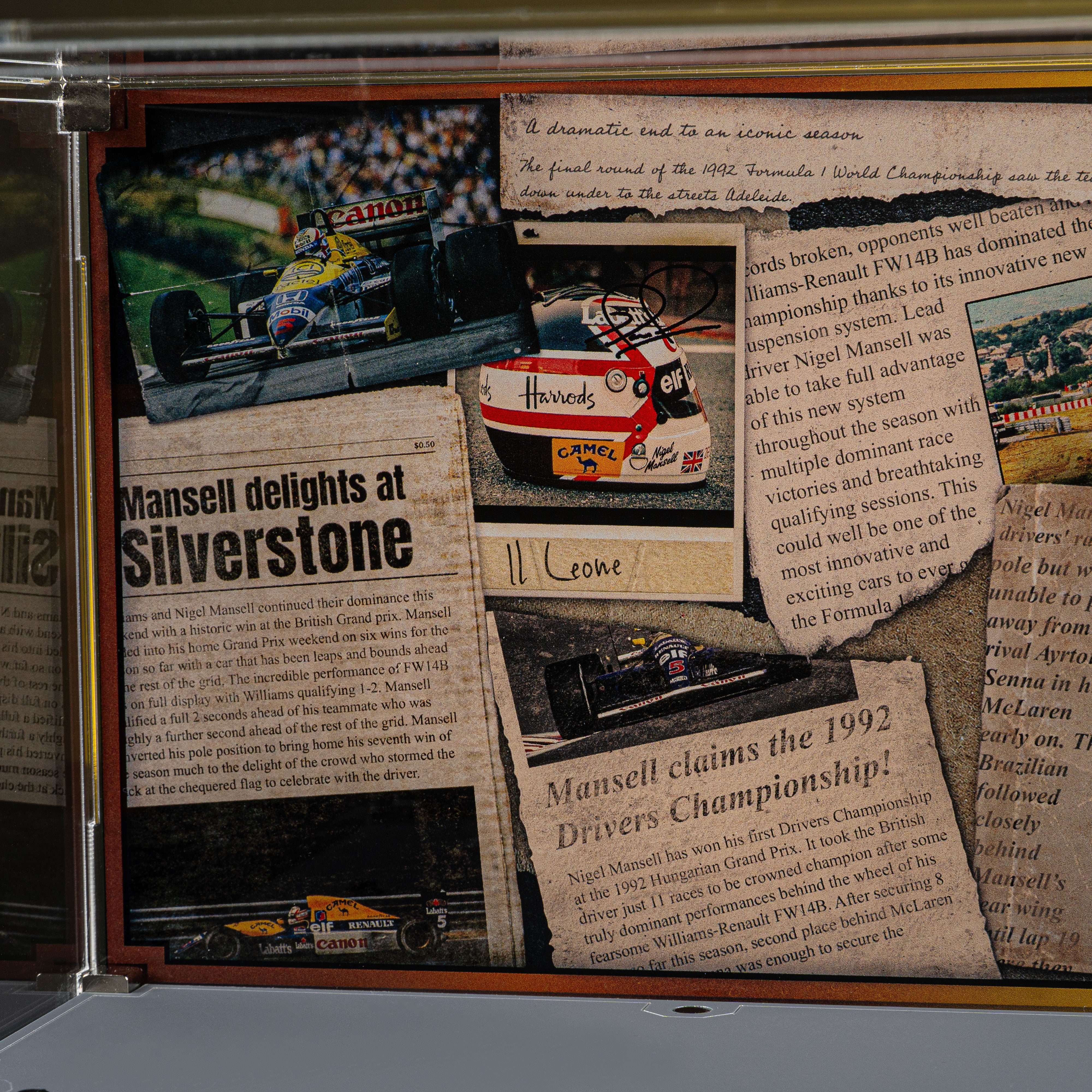 Limited Edition Display Case for LEGO® Icons: Williams Racing FW14B & Nigel Mansell (10353) - Image 9