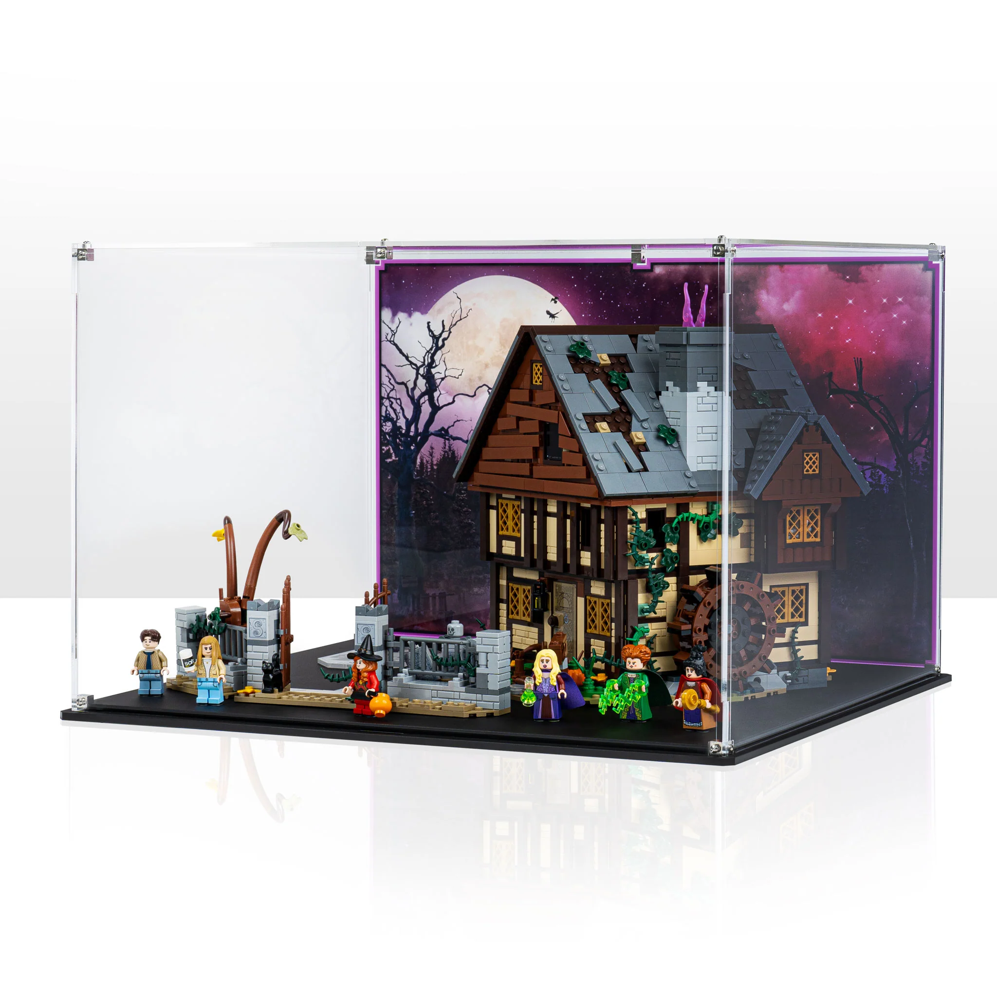 Limited Edition Display Case for LEGO® Ideas Disney Hocus Pocus: Sanderson Sisters' Cottage (21341) - Image 11