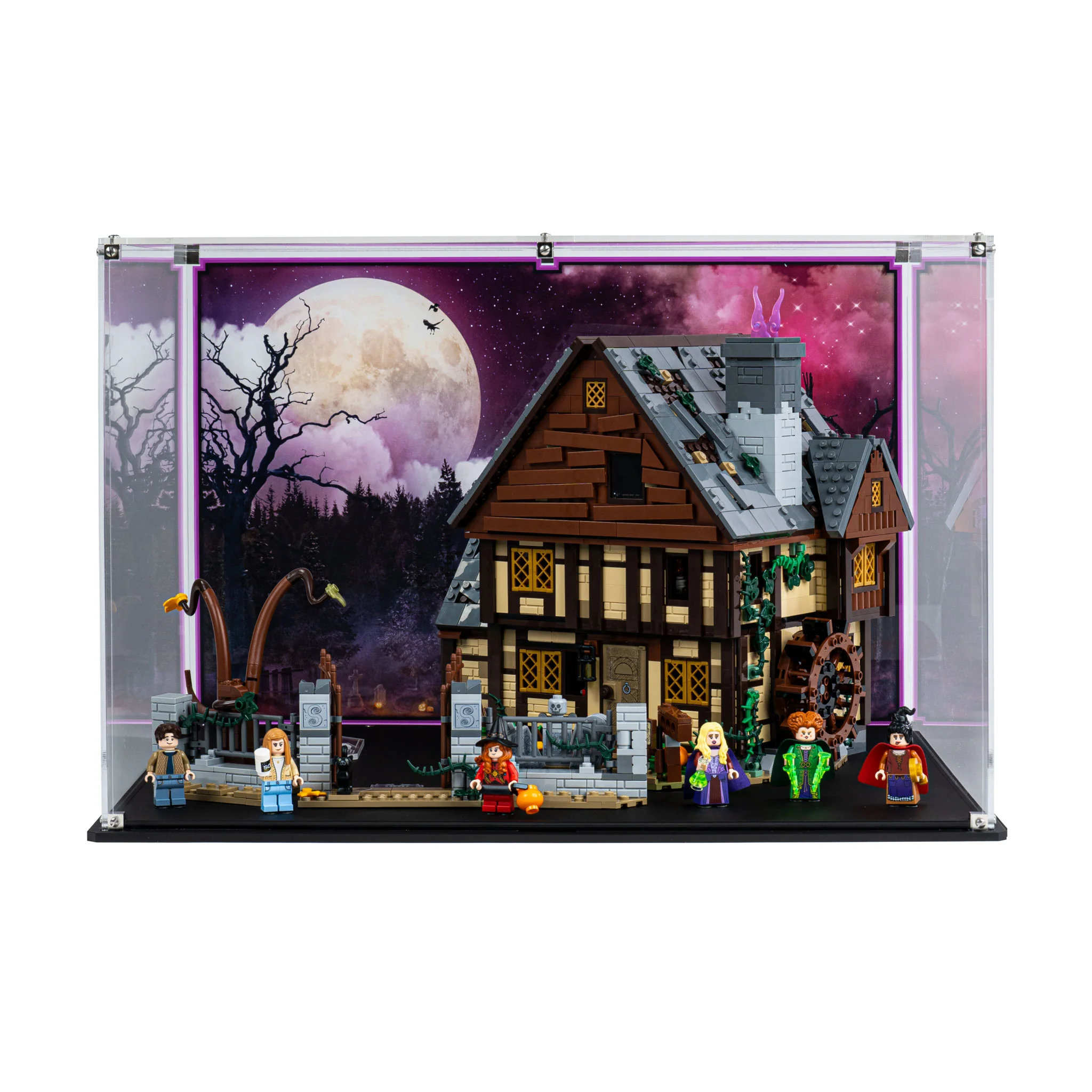 Limited Edition Display Case for LEGO® Ideas Disney Hocus Pocus: Sanderson Sisters' Cottage (21341) - Image 14