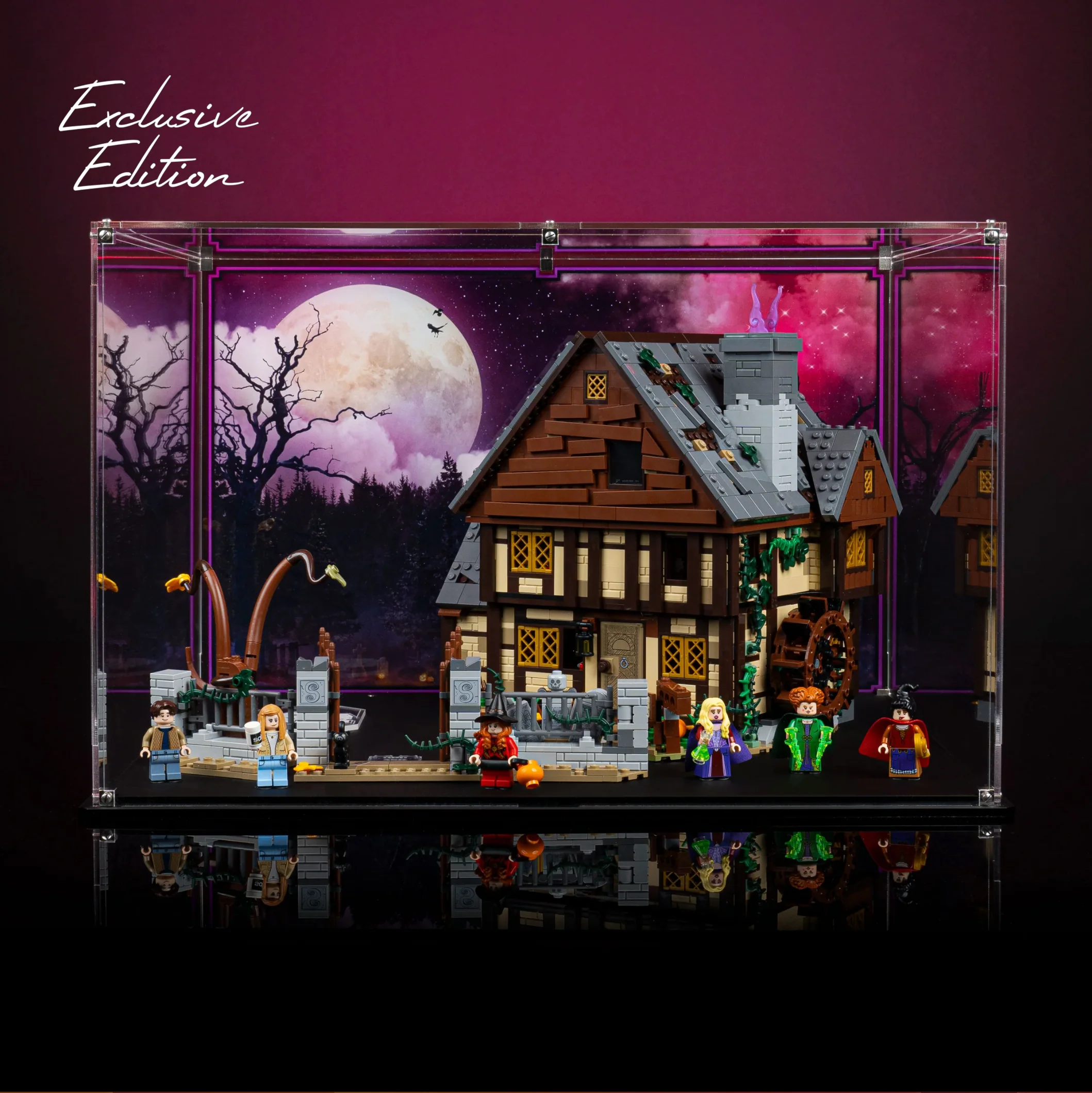Limited Edition Display Case for LEGO® Ideas Disney Hocus Pocus: Sanderson Sisters' Cottage (21341) - Image 21