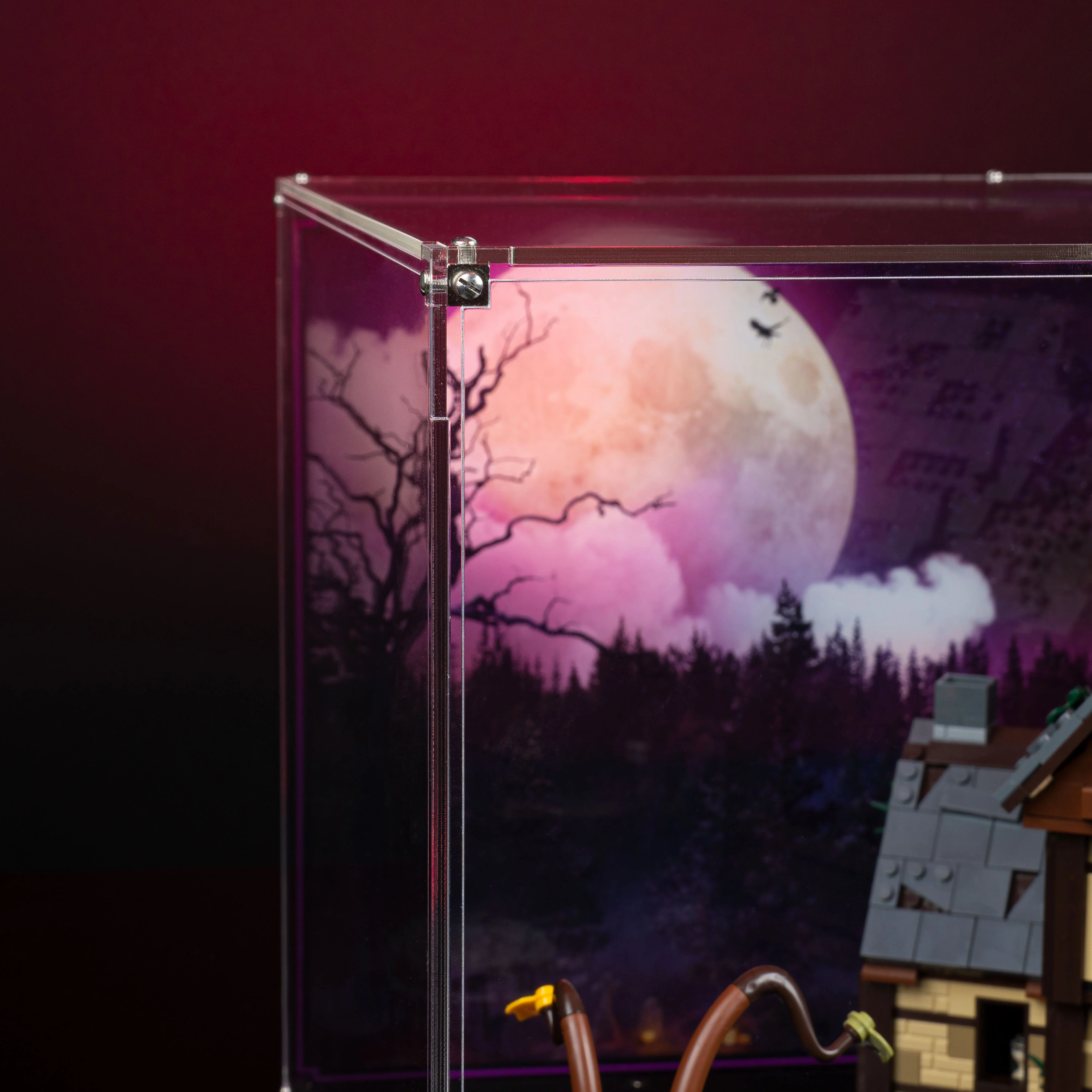 Limited Edition Display Case for LEGO® Ideas Disney Hocus Pocus: Sanderson Sisters' Cottage (21341) - Image 3