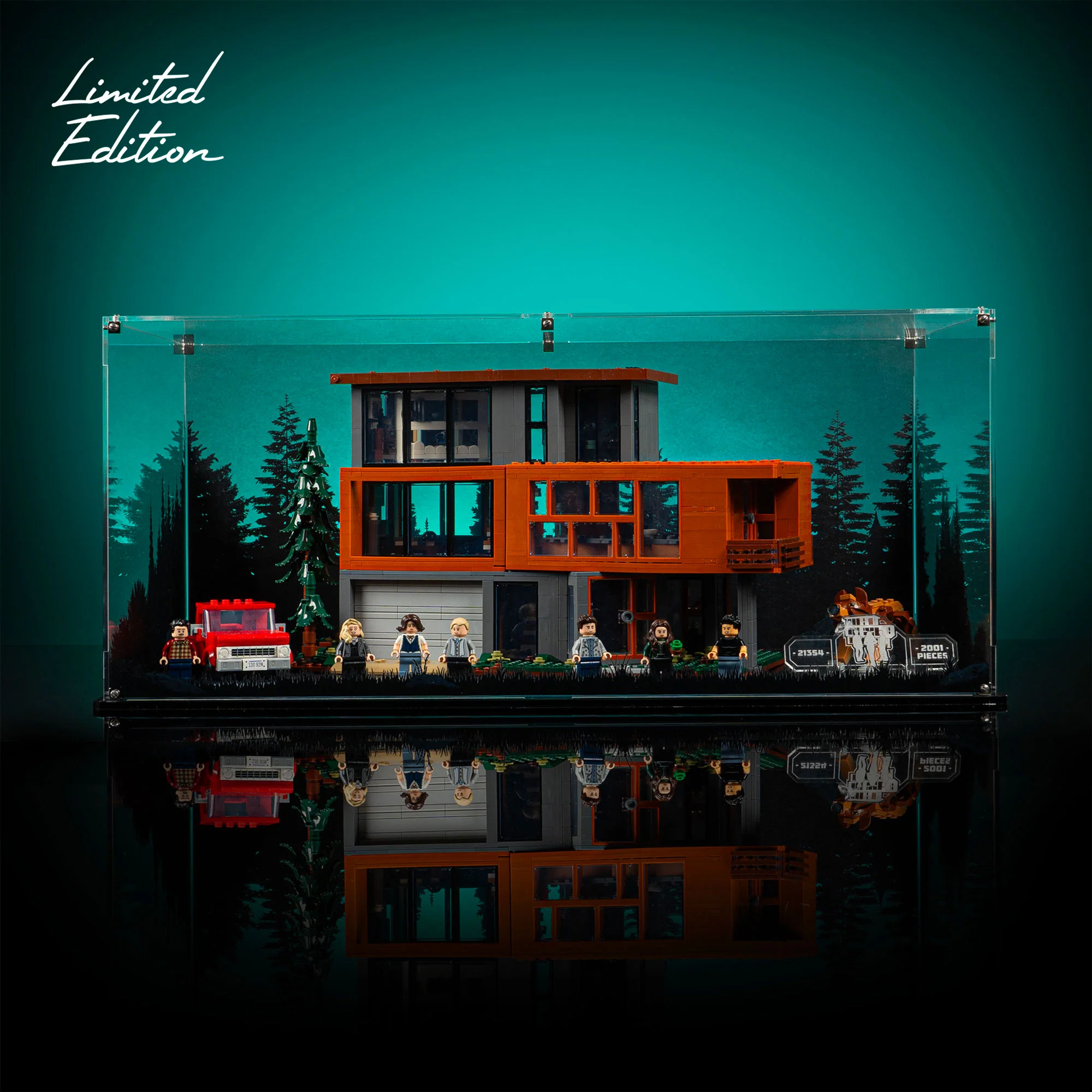 Limited Edition Display Case for LEGO® Ideas: Twilight The Cullen House (21354) - Image 2