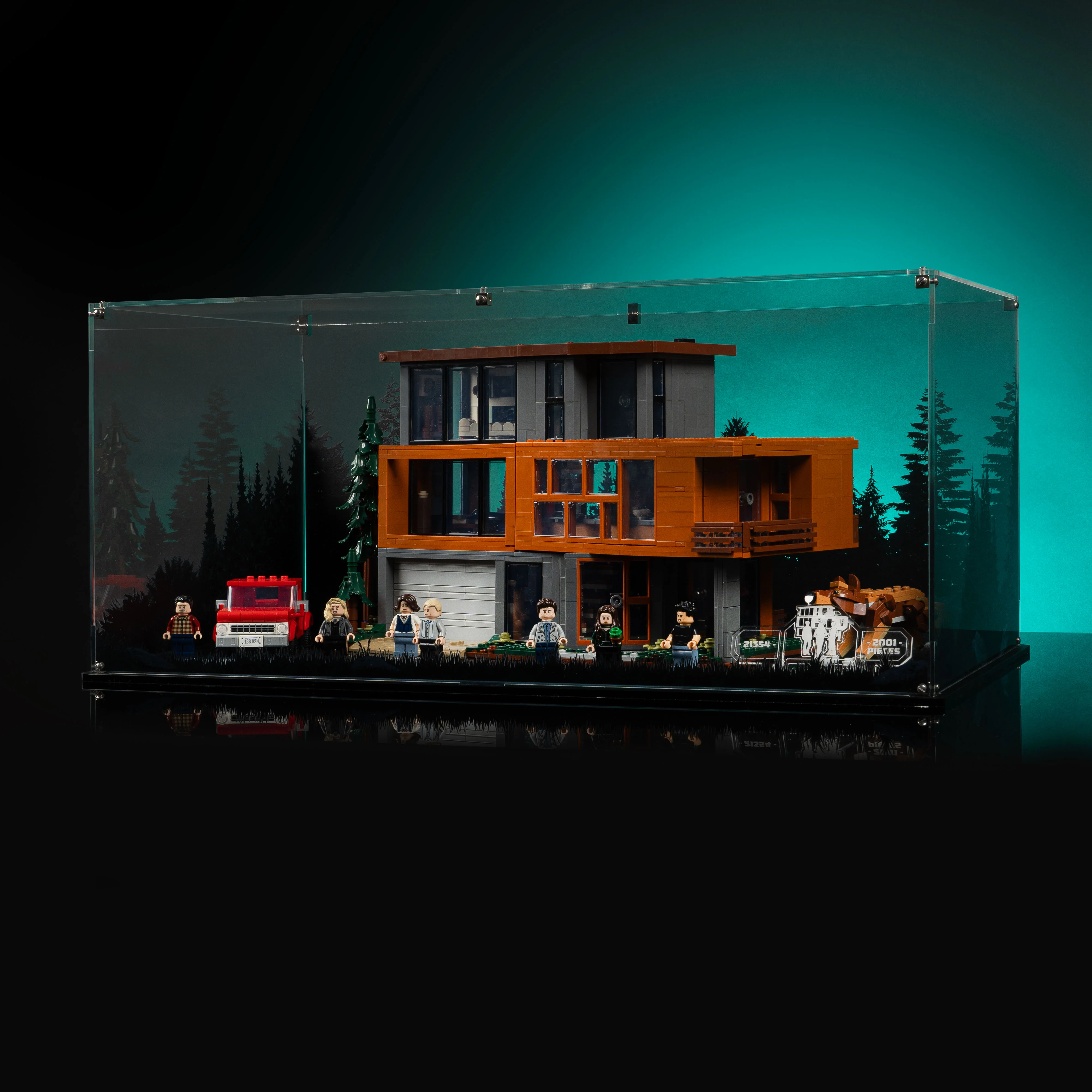 Limited Edition Display Case for LEGO® Ideas: Twilight The Cullen House (21354) - Image 4