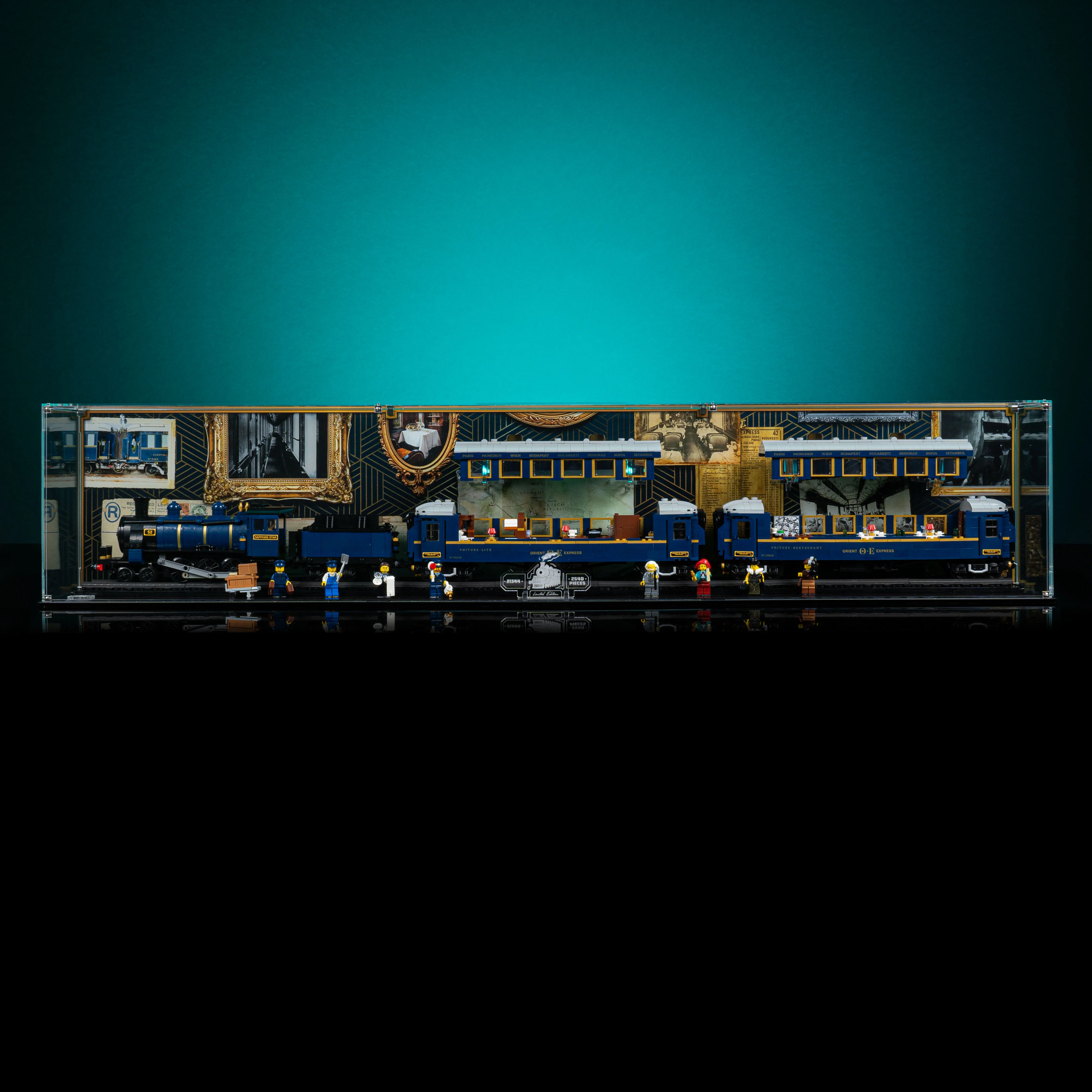 Limited Edition Display Case for LEGO® Ideas: The Orient Express Train (21344) - Image 3